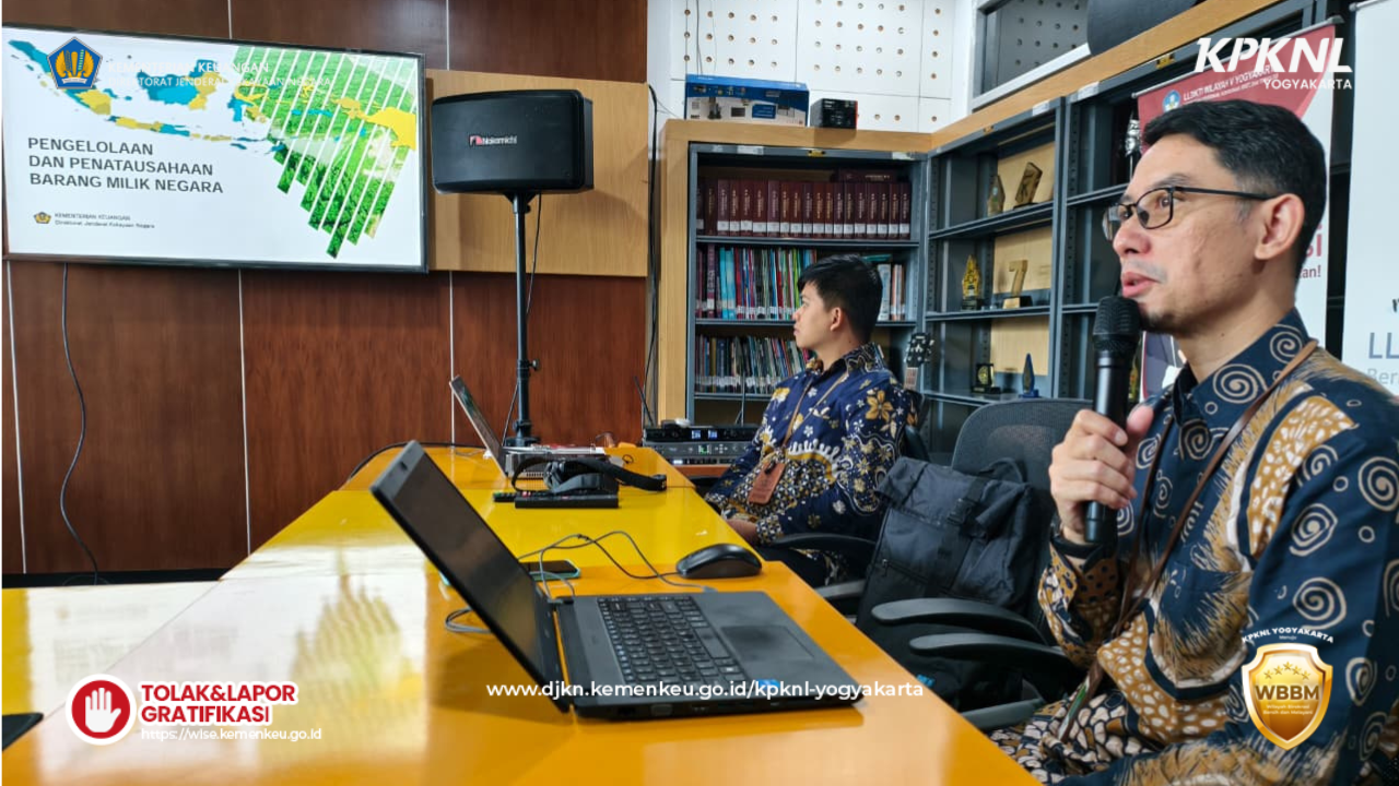Tingkatkan Tertib Administrasi, KPKNL Yogyakarta Berikan Sosialisasi Optimalisasi Pengelolaan BMN