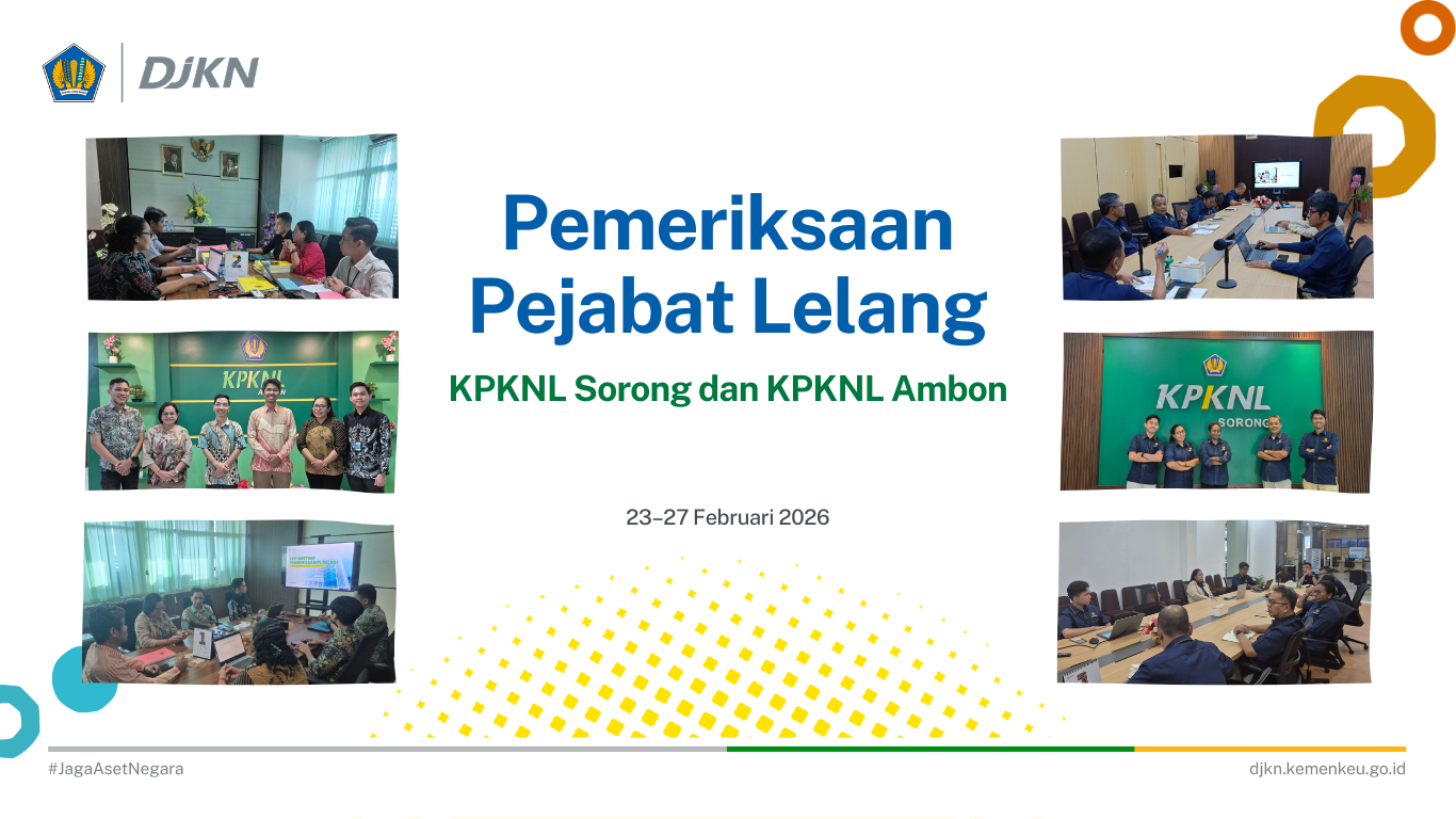 Kanwil DJKN Papabaruku Lakukan Pemeriksaan Berkala Terhadap Pejabat Lelang Kelas I di Sorong dan Ambon