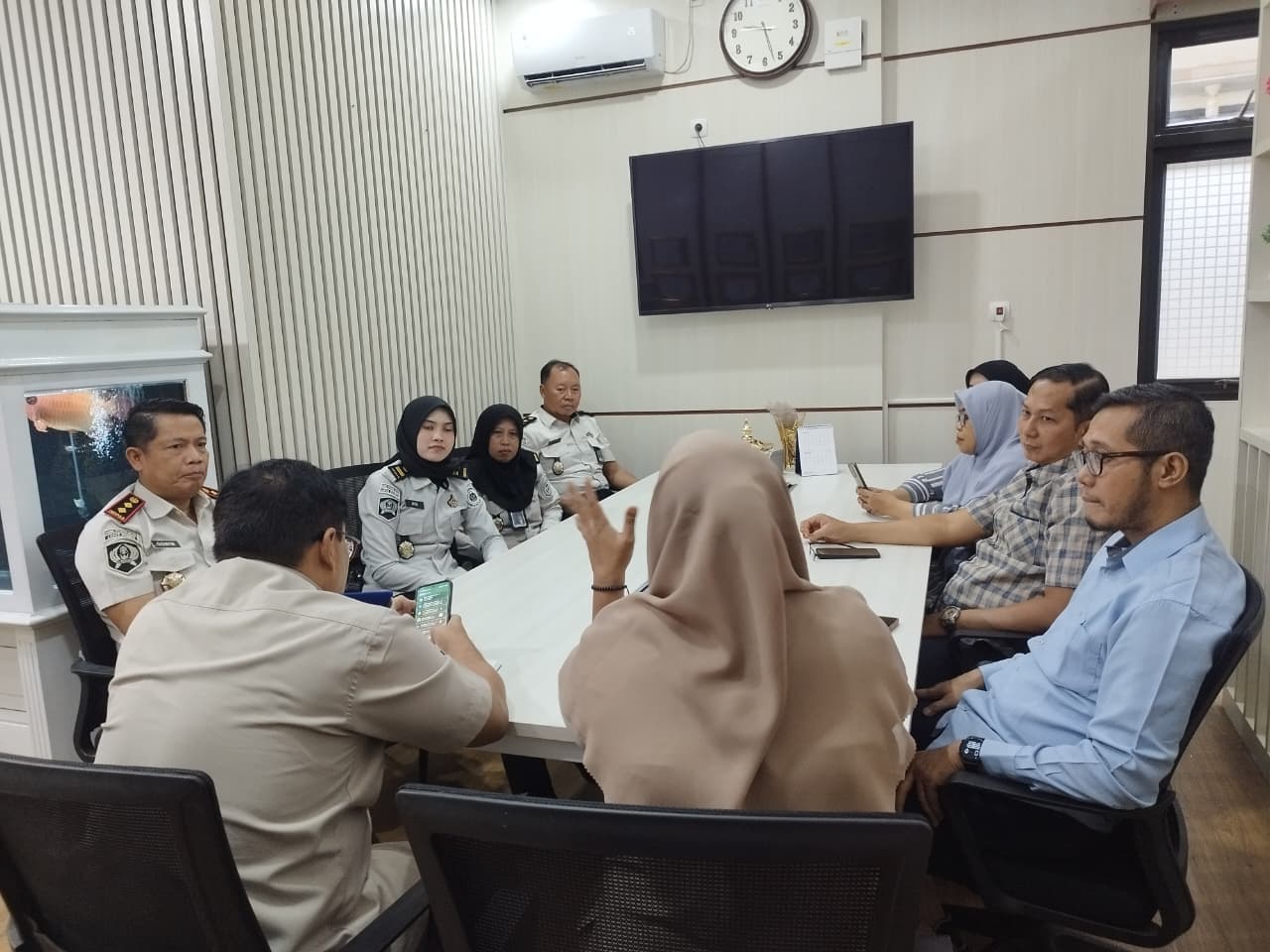 Perkuat Pengamanan BMN, KPKNL Tegal Koordinasi dengan Lapas Brebes dan Kantah Brebes