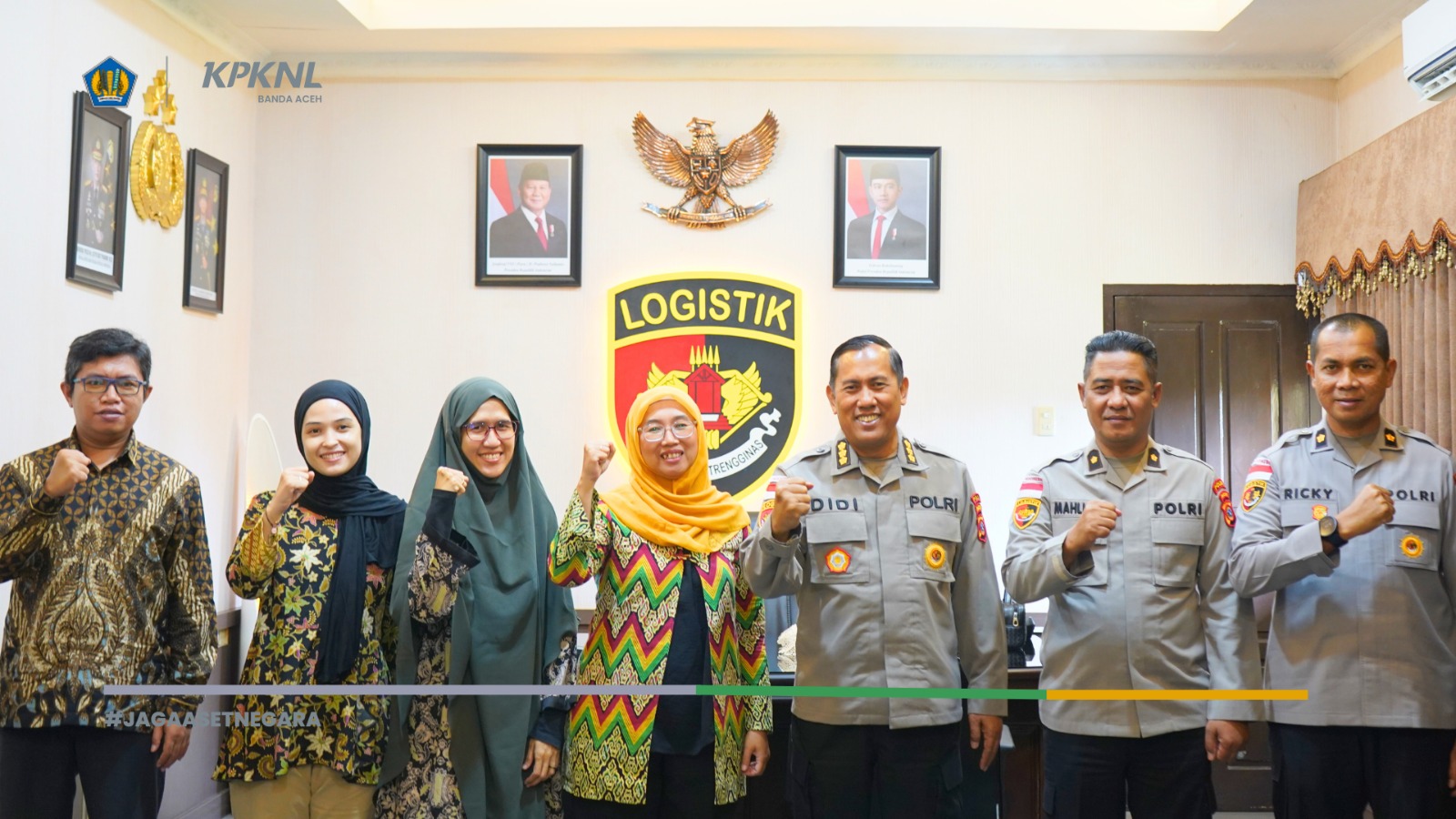 Koordinasi KPKNL Banda Aceh dan Biro Logistik Polda Aceh untuk Optimalisasi Pengelolaan BMN