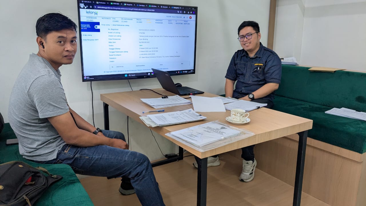 Pejabat Lelang KPKNL Lahat Melaksanakan Lelang atas Permohonan Beberapa Penjual