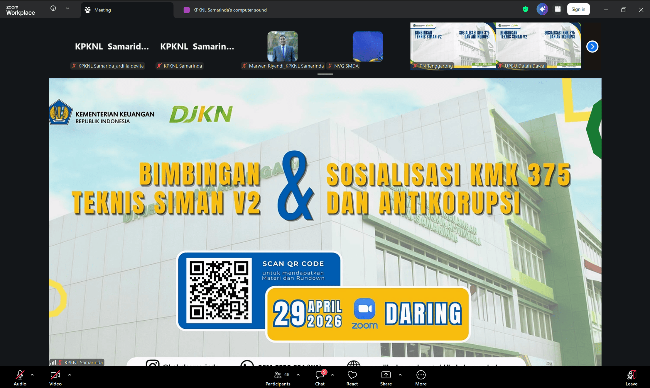 Wujudkan Land of Integrity melalui Bimbingan Teknis SIMAN V2, KMK 375/2024, dan Anti Gratifikasi