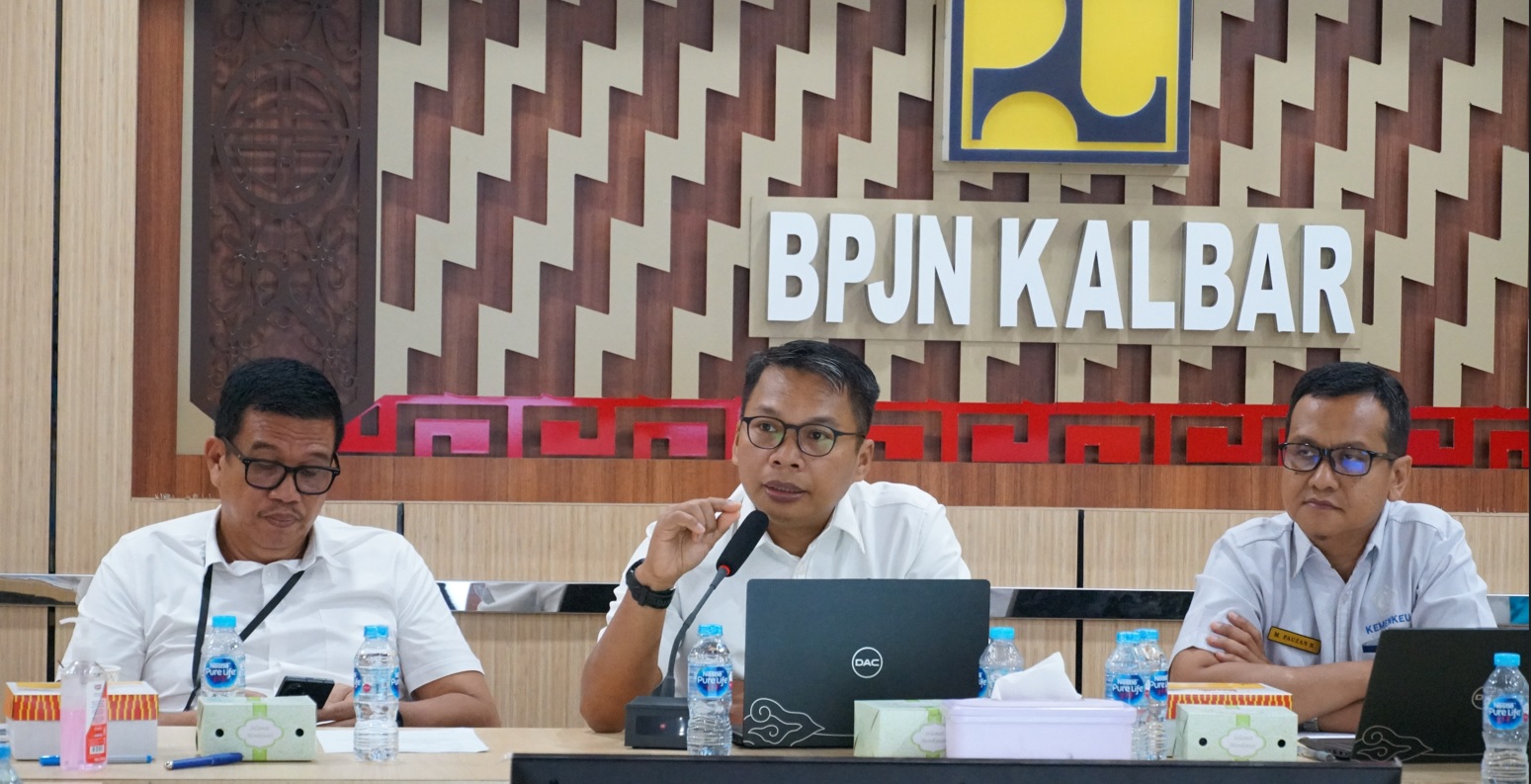 Sinergi KPKNL Singkawang, BPJN Kalimantan Barat, dan Kanwil BPN Kalbar dalam Percepatan Sertifikasi BMN Tanah Jalan Nasional 2026