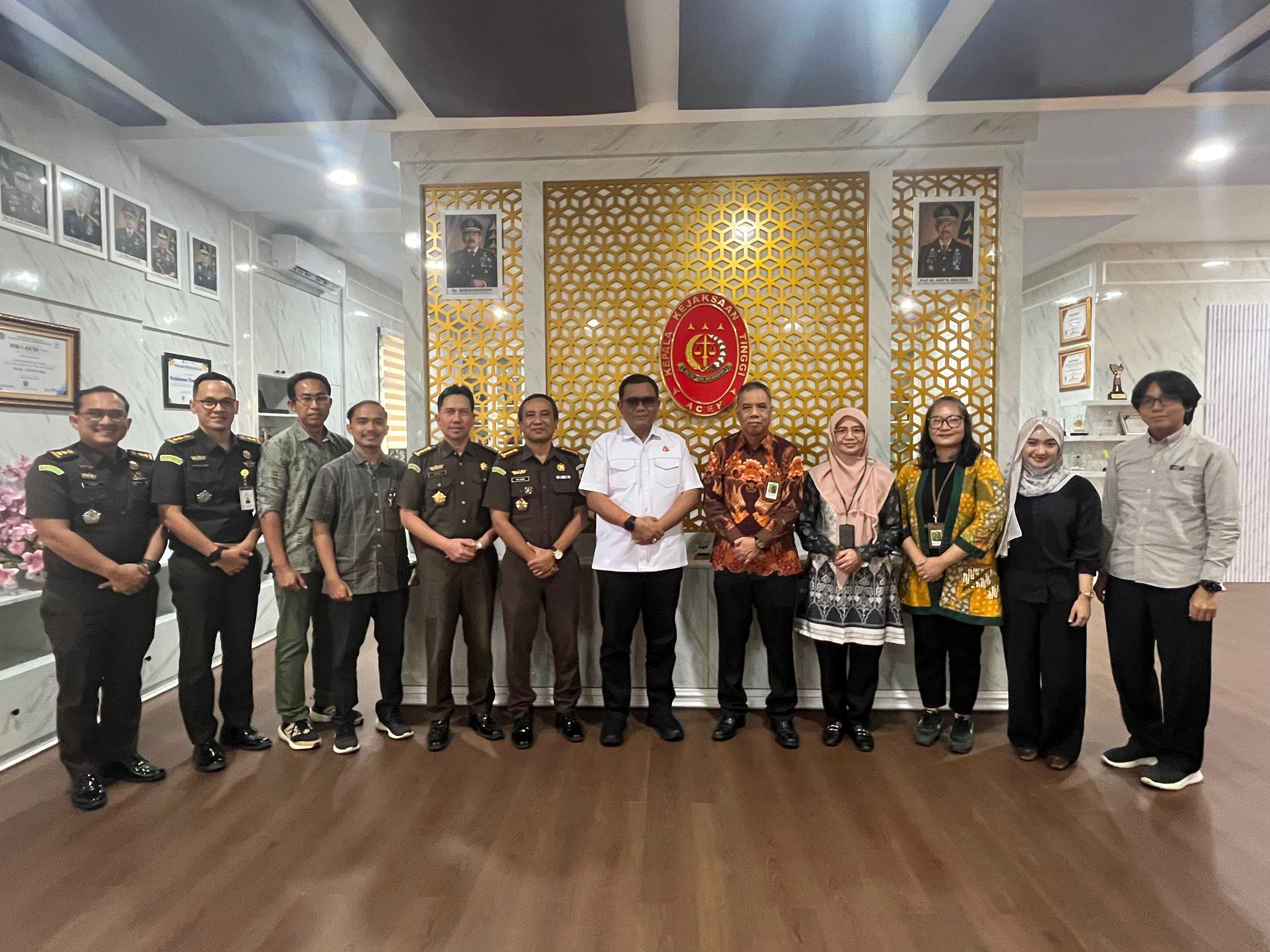 Kanwil DJKN Aceh dan Kejati Aceh Perkuat Sinergi Pengelolaan Barang Rampasan Negara