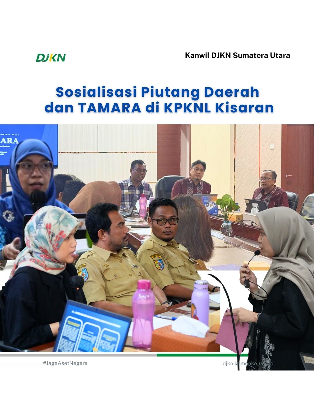 Kantor Wilayah DJKN Sumatera Utara Melaksanakan Sosialisasi Piutang Daerah dan Tamara di KPKNL Kisaran