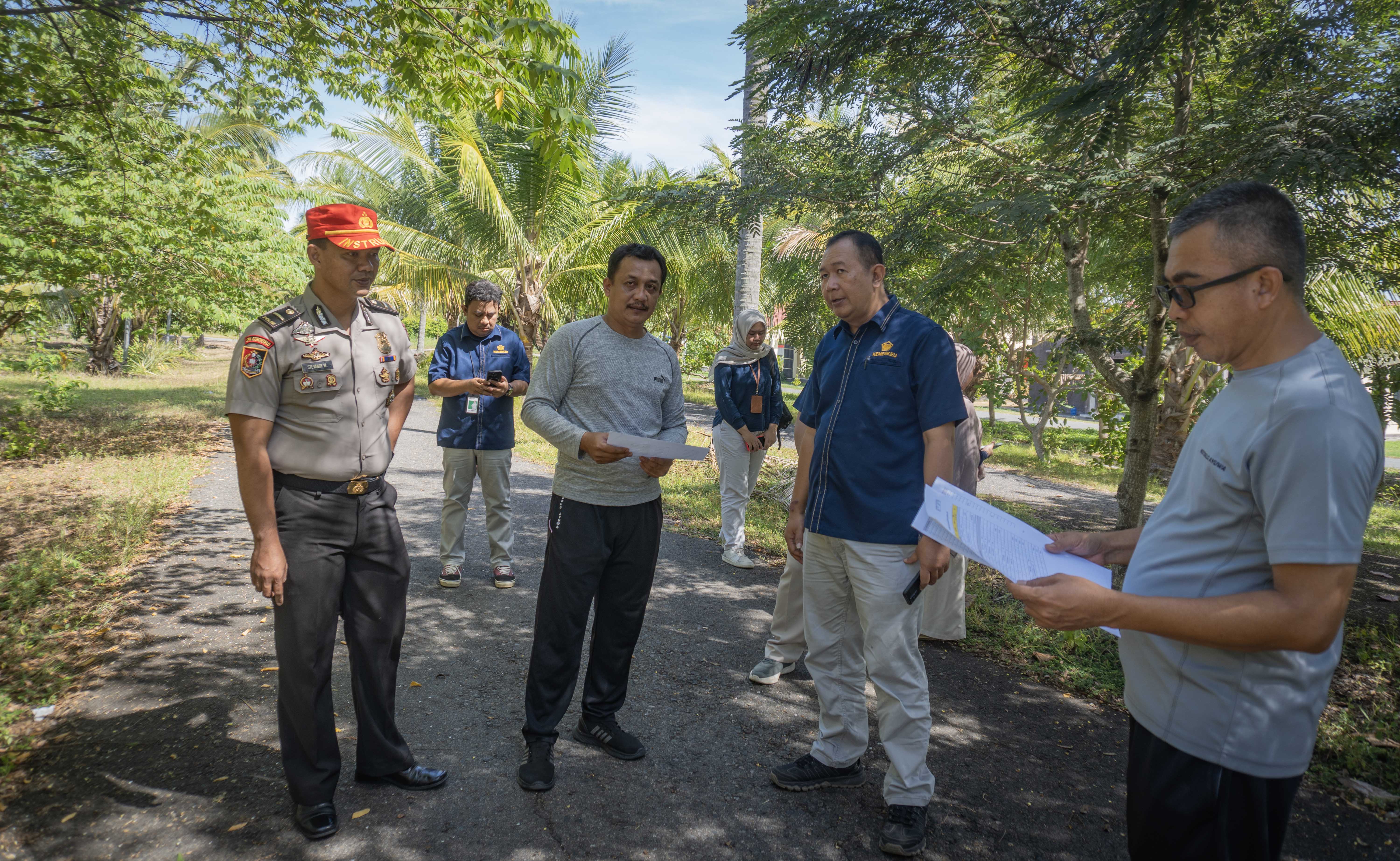 Sinergi Optimalisasi BMN, KPKNL Gorontalo dan SPN Batudaa Polda Gorontalo Lakukan Sinkronisasi Data SBSK