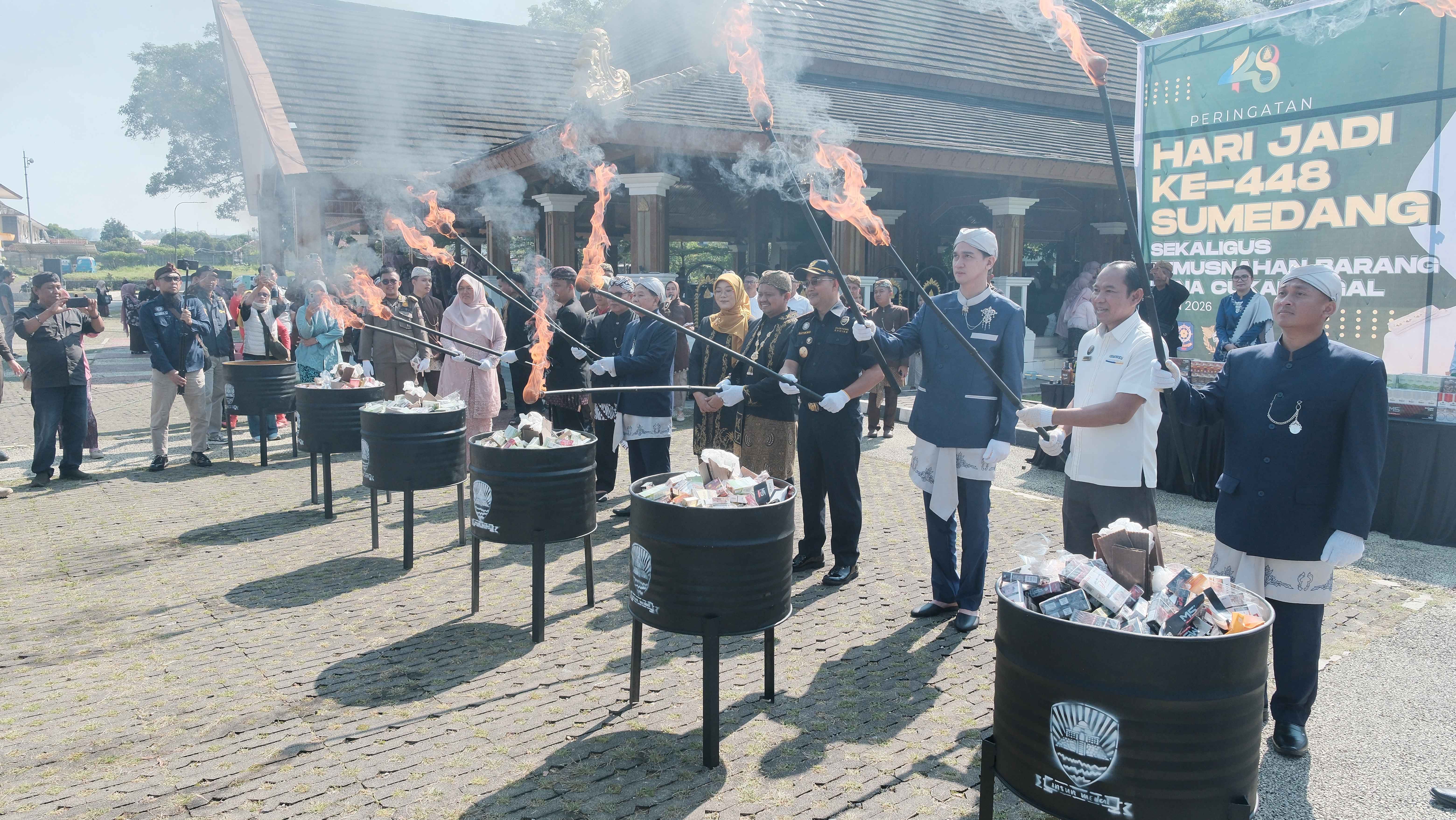 Pemusnahan Barang Kena Cukai Ilegal