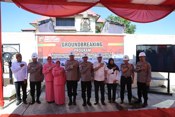 Bangun Ulang, Bangun Semangat:  Dukungan DJKN Aceh pada Polda Aceh dalam menghadirkan hunian layak demi pengabdian maksimal 