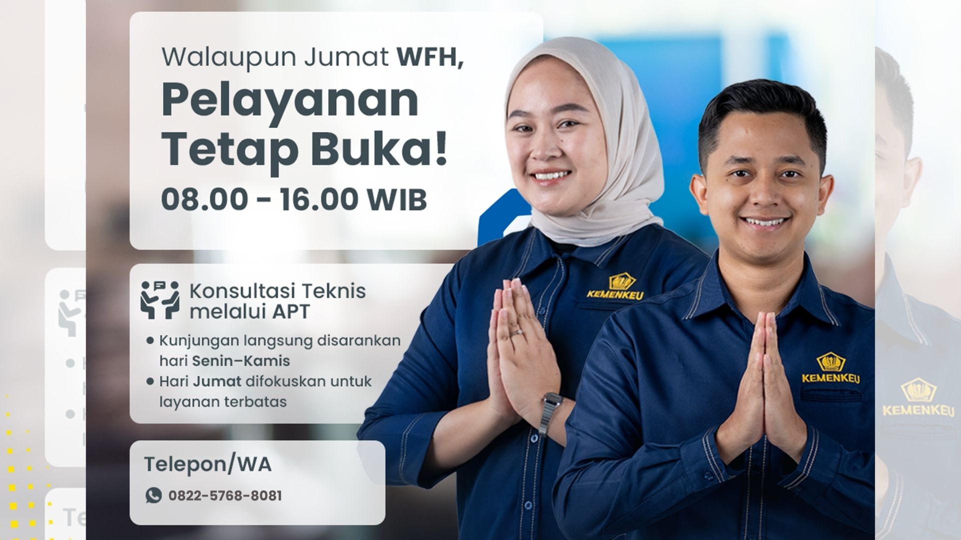 WFH Layanan Tetap Buka, KPKNL Pamekasan Jaga Kualitas Pelayanan Publik