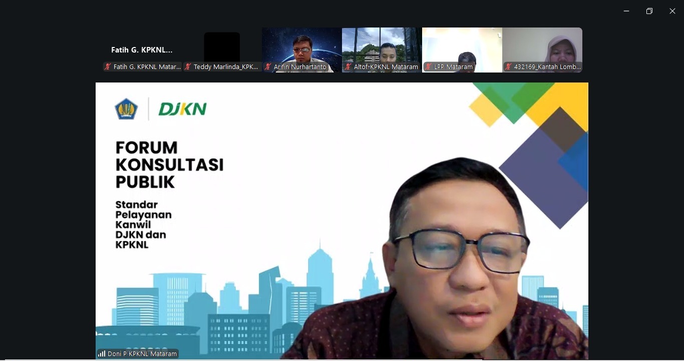 Focus Group Discussion (FGD) Percepatan Penetapan Status Penggunaan (PSP) Barang Milik Negara KPKNL Mataram