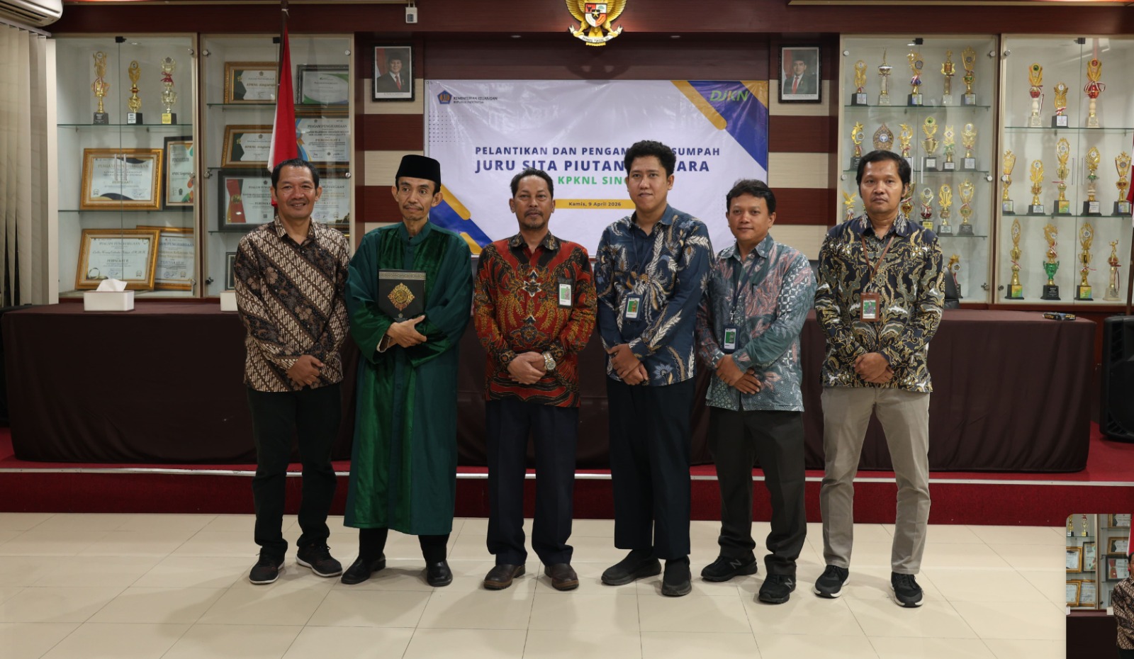 KPKNL Singaraja Lantik Juru Sita Piutang Negara, Perkuat Pengurusan Piutang Negara