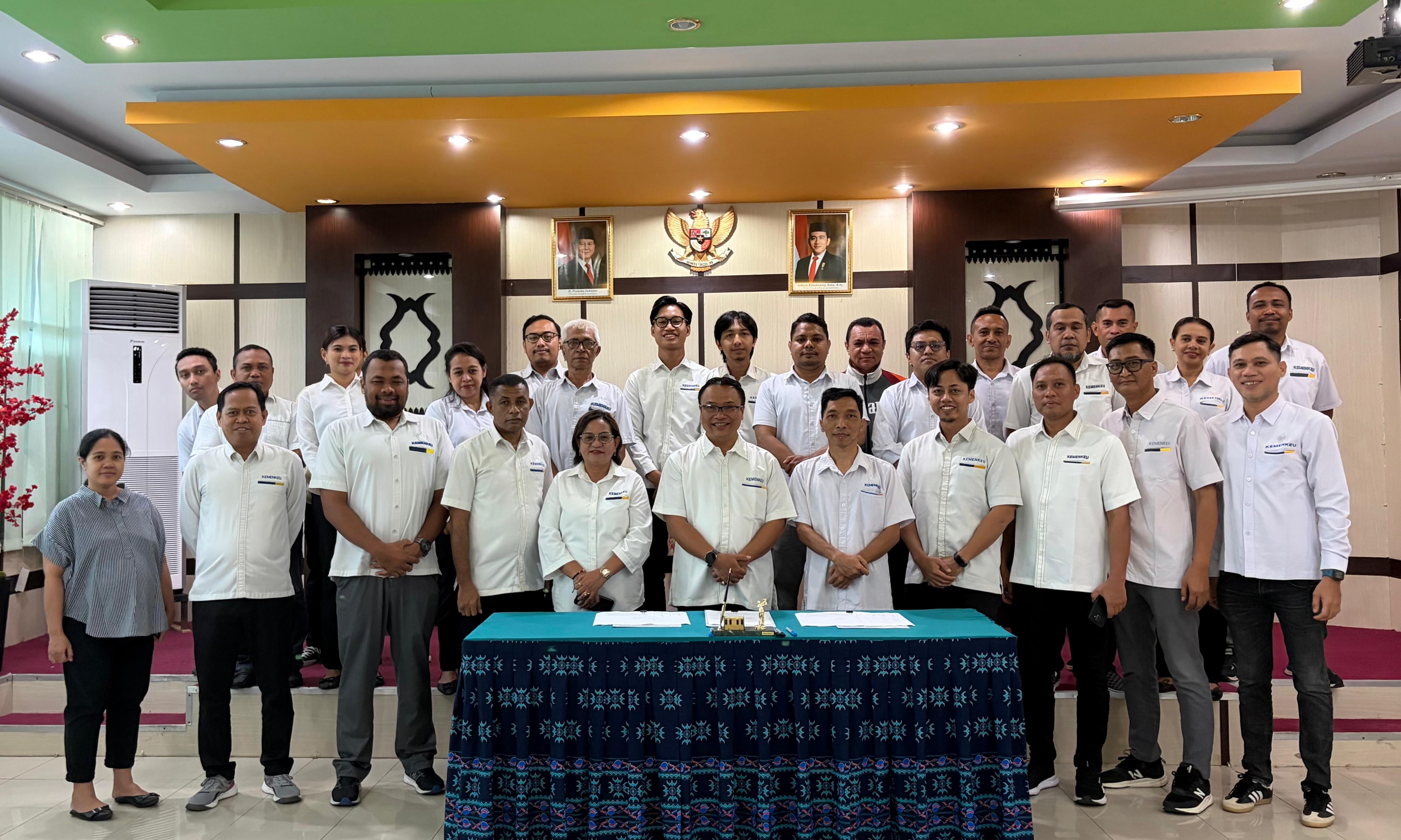 Perkuat Komitmen Antikorupsi, KPKNL Ambon Gelar PAPEDA dan Penandatanganan Pakta Integritas