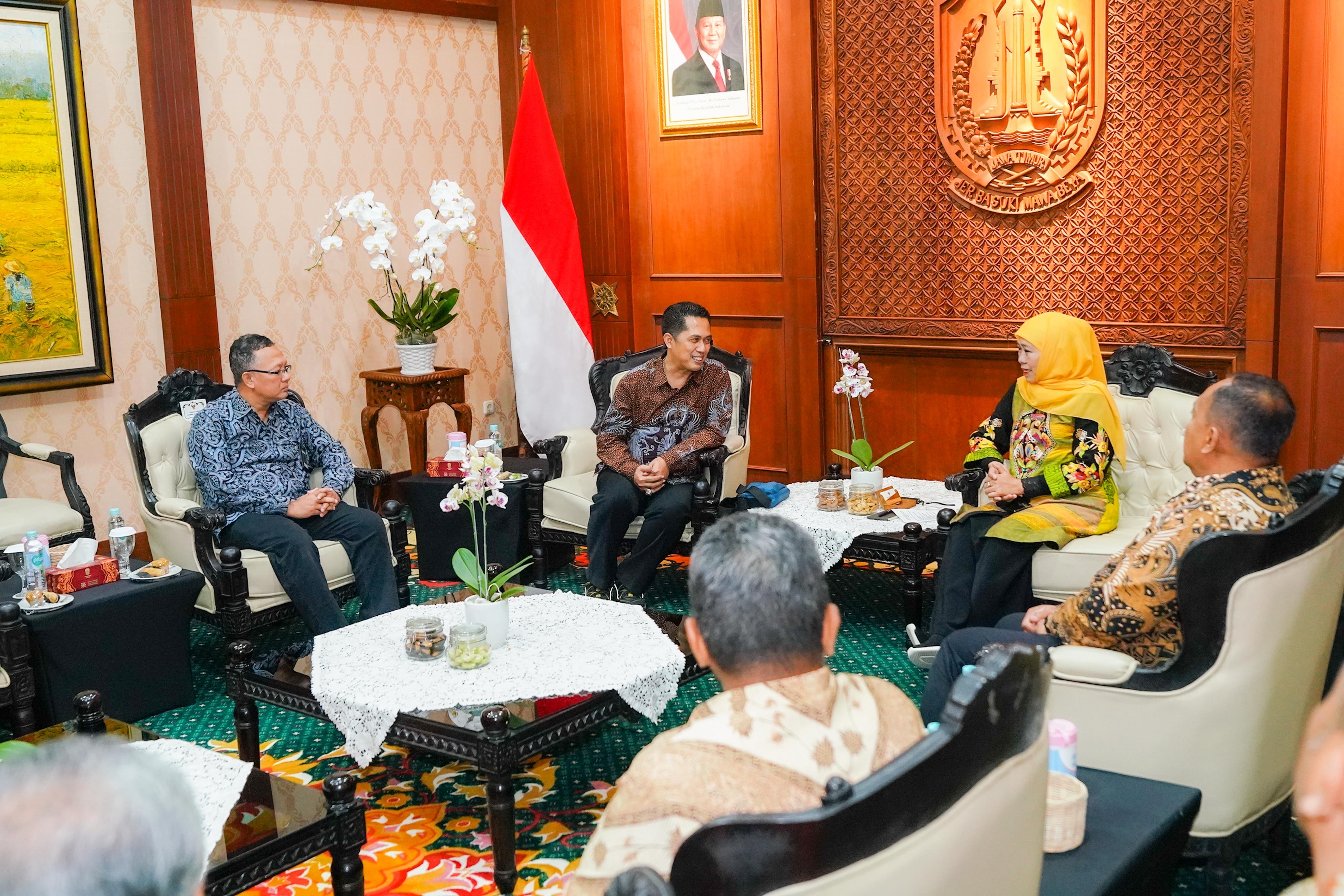 Audiensi Bersama Gubernur Jawa Timur, Optimalisasi Aset Pemerintah Pusat dan Pemerintah Daerah