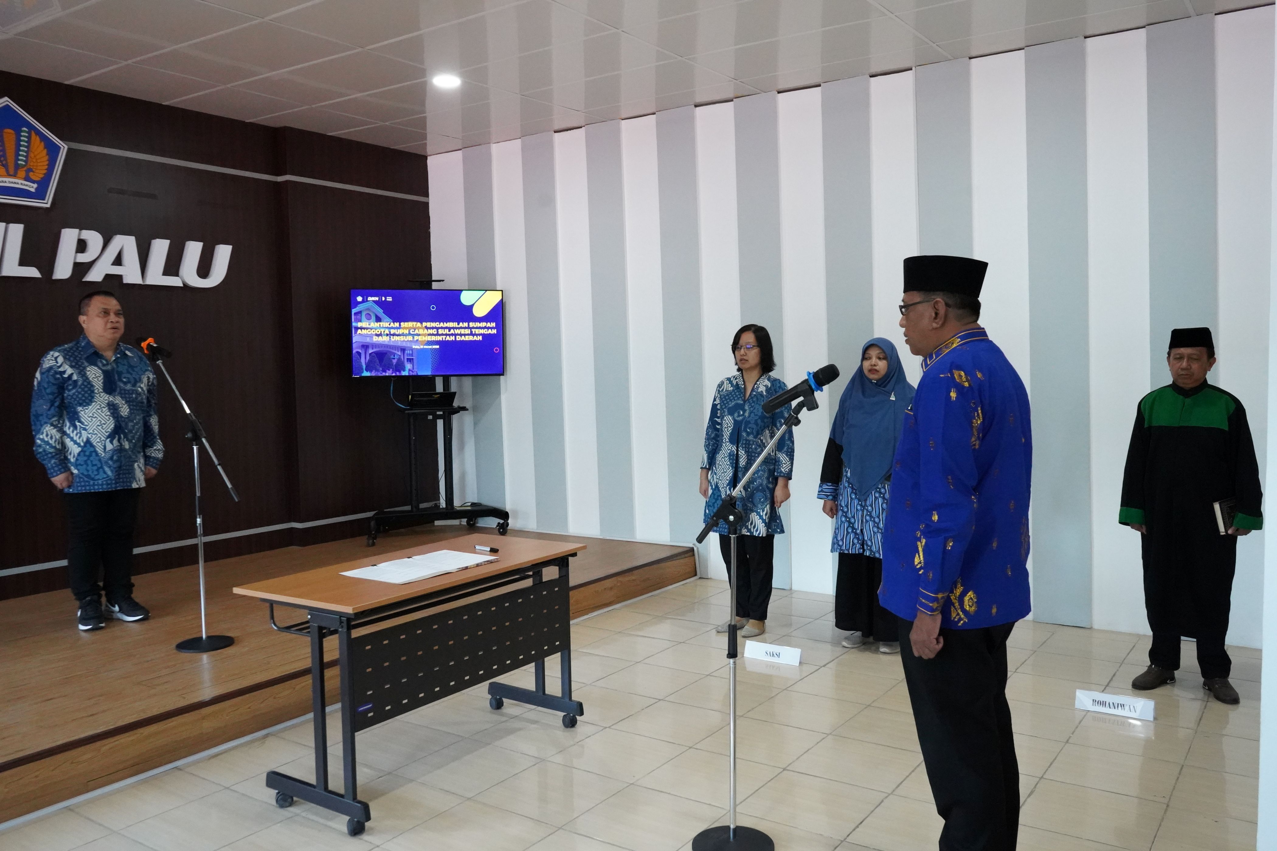 Pelantikan Anggota PUPN Cabang Sulteng, Wujud Sinergi Pengelolaan Piutang Negara