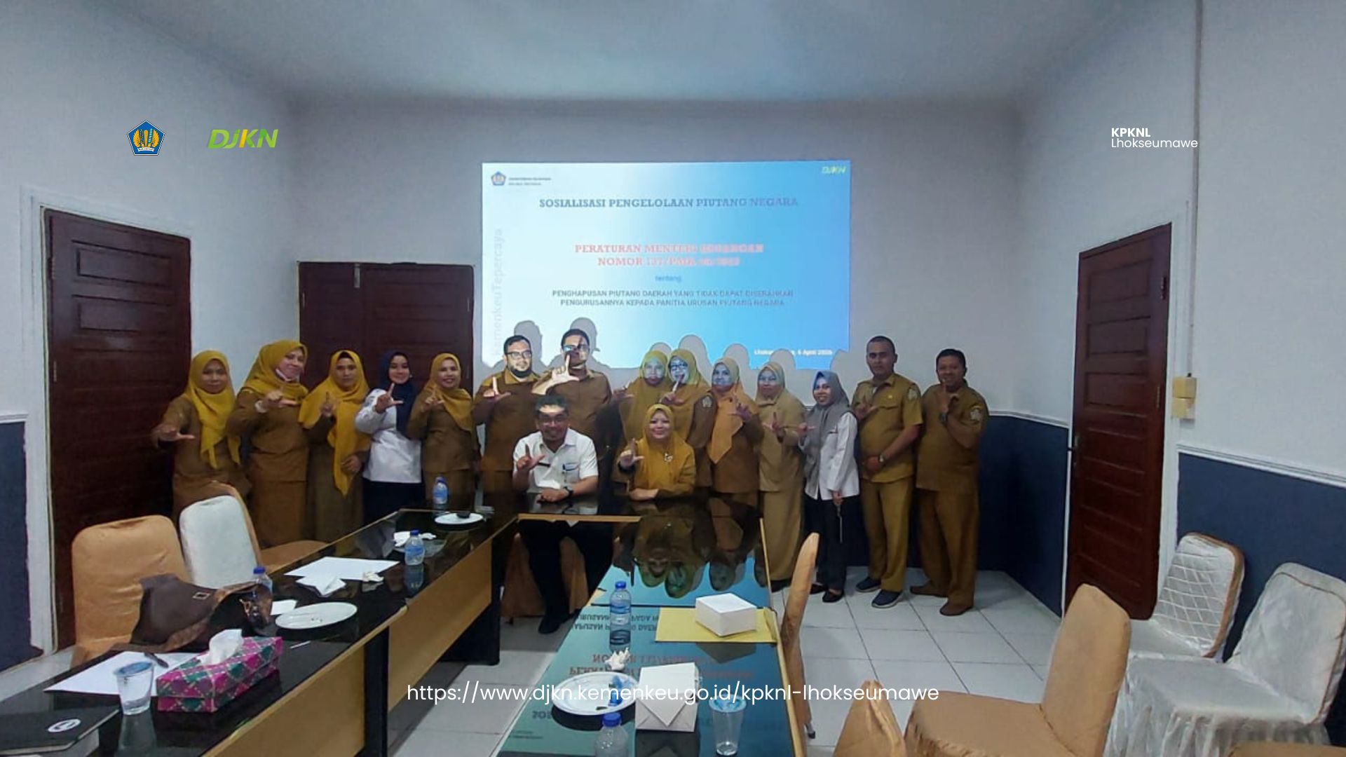 Tingkatkan Pemahaman Piutang Negara, KPKNL Lhokseumawe Laksanakan Sosialisasi pada BPKAD Kota Lhokseumawe