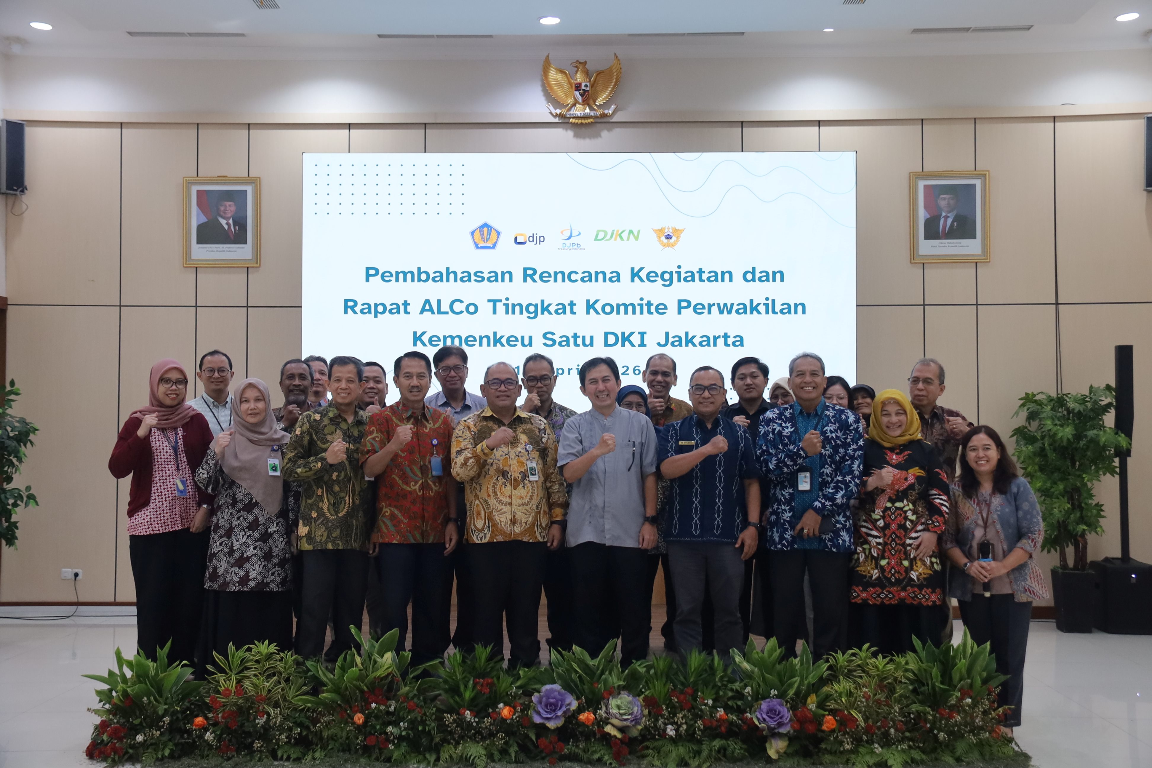Serah Terima Jabatan Kepala Perwakilan Kementerian Keuangan Satu Provinsi Daerah Khusus Jakarta dan Rapat ALCo tingkat Komite 