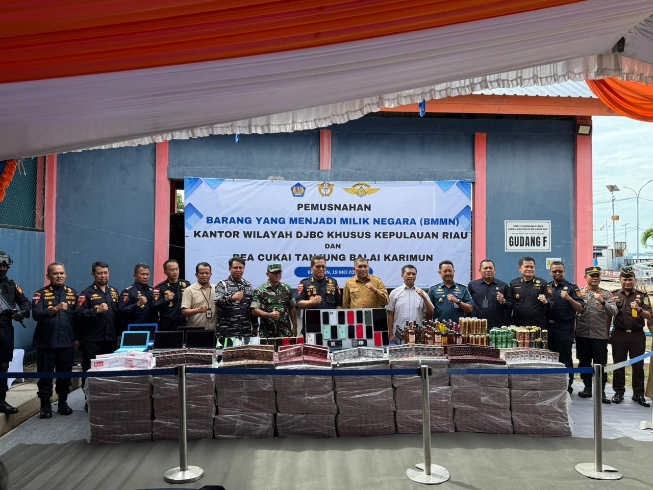 Pemusnahan Barang yang Menjadi Milik Negara Pada Kanwil DJBC Khusus Kepri dan KPPBC Tipe Madya Pabean B Tanjung Balai Karimun