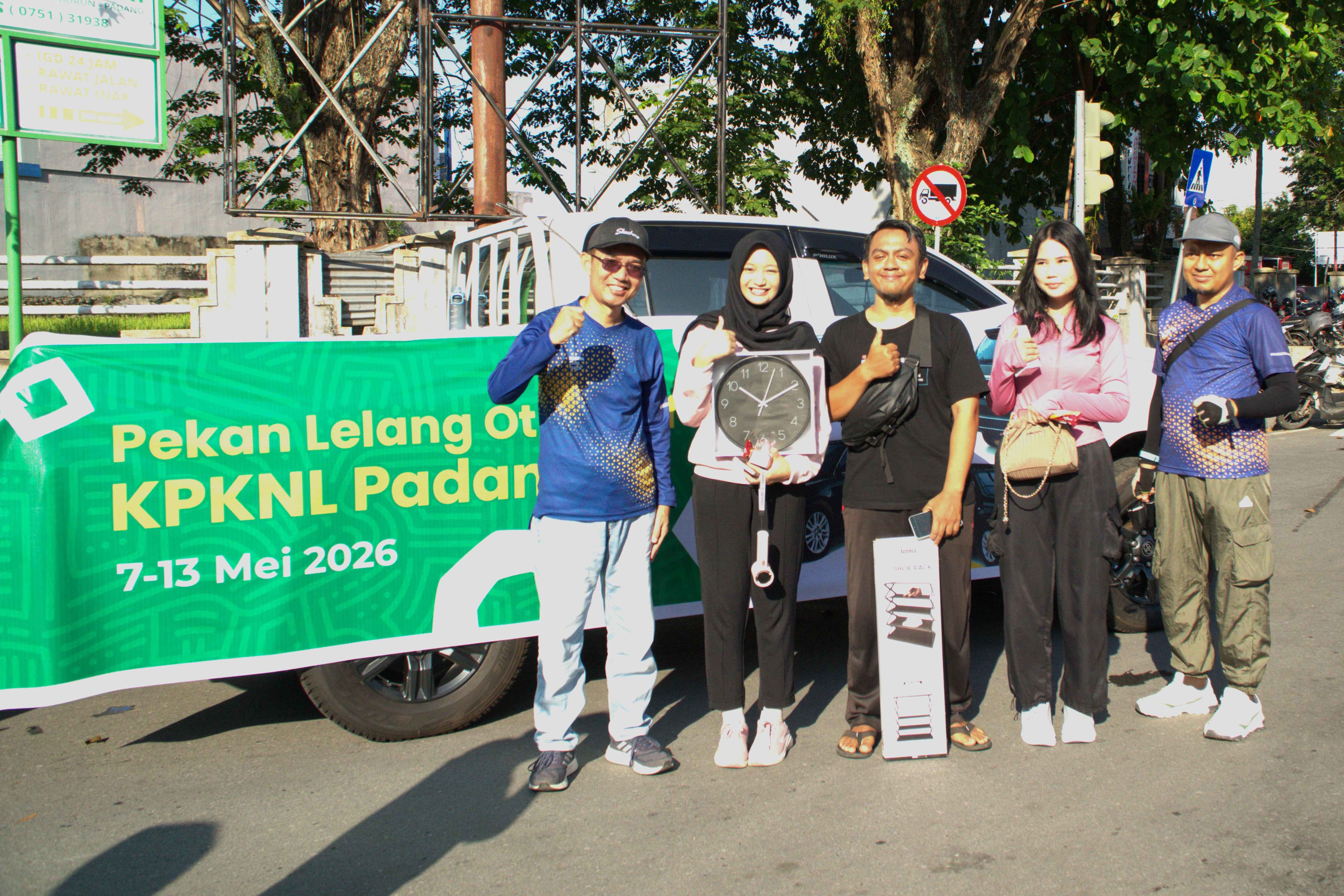 KPKNL Padang mengadakan Public Campaign pada kegiatan CFD Kota Padang