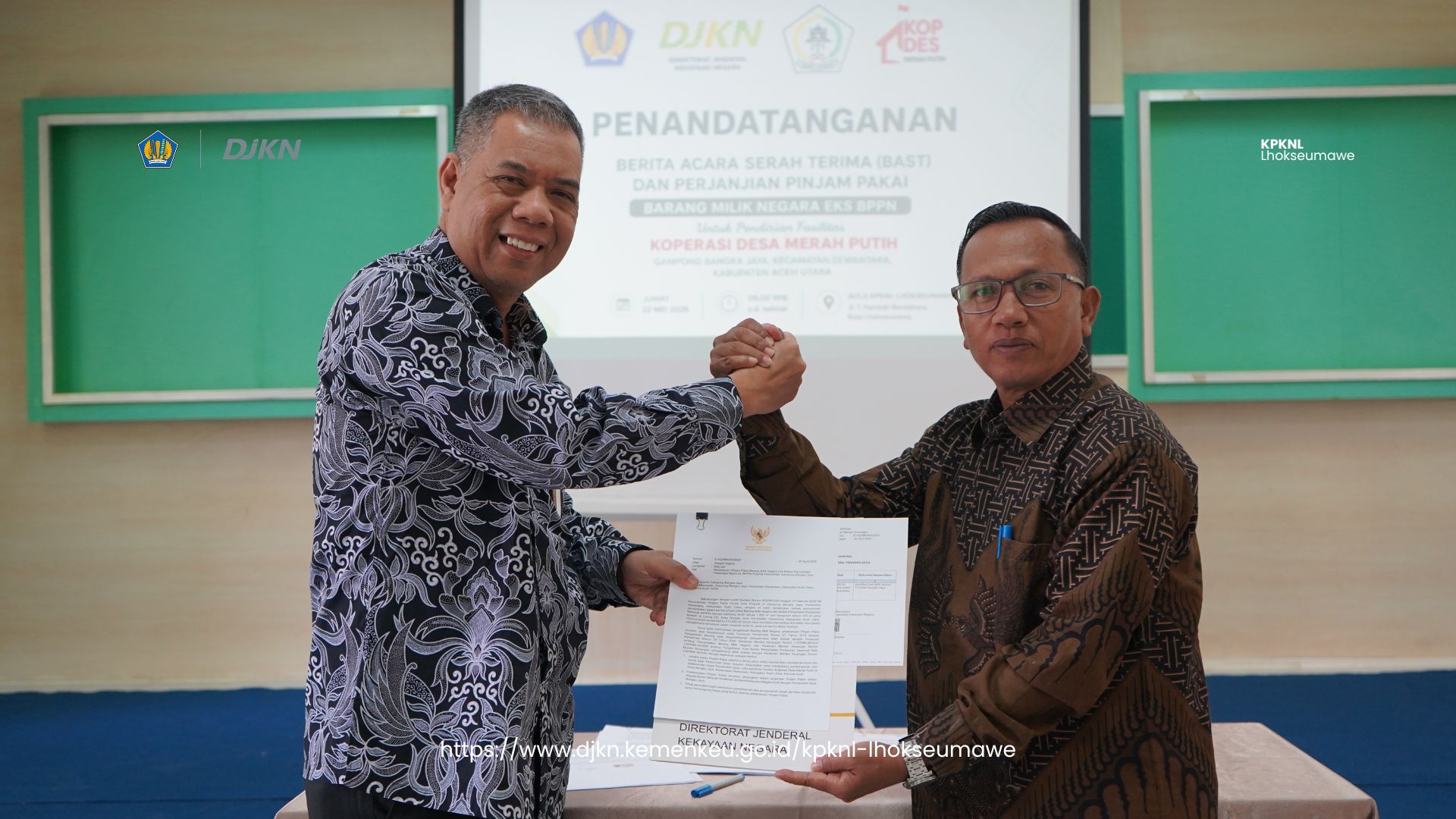 Aset Negara Jadi Penggerak Ekonomi Desa, Kemenkeu Serahkan Pinjam Pakai BMN di Bangka Jaya