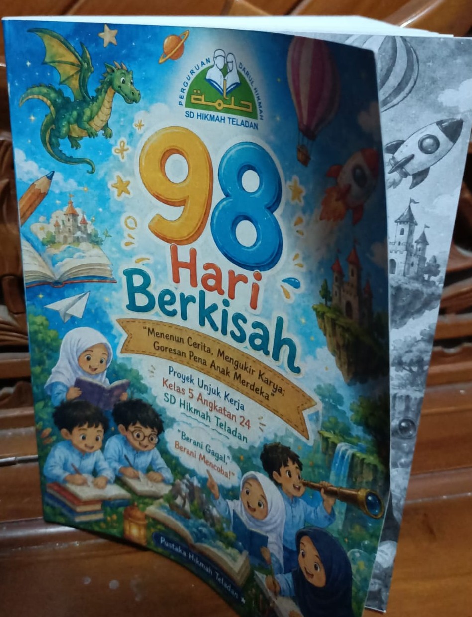 98 Hari Berkisah "Menenun Cerita, Mengukir Karya: Goresan Pena Anak Merdeka"