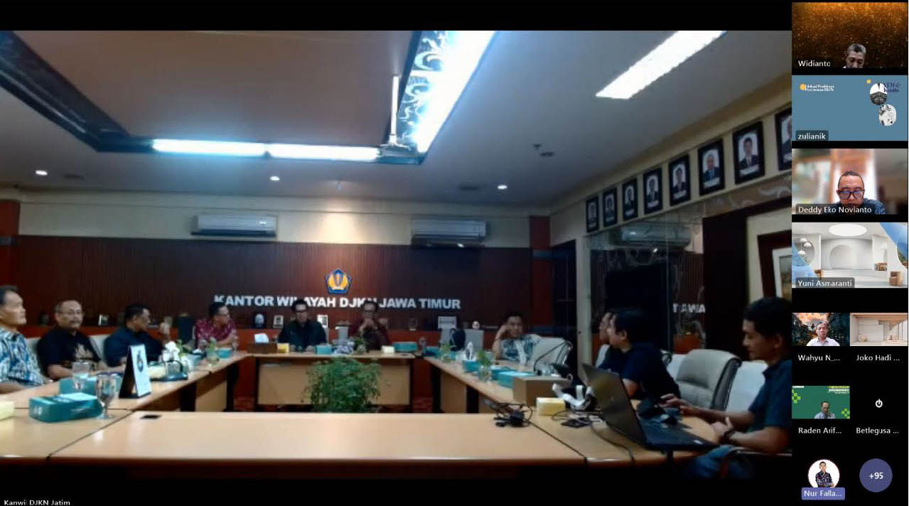 Perkaya Literasi Digital KPKNL Madiun Hadiri Sharing Session Pengembangan AI bersama Kanwil DJKN Jatim