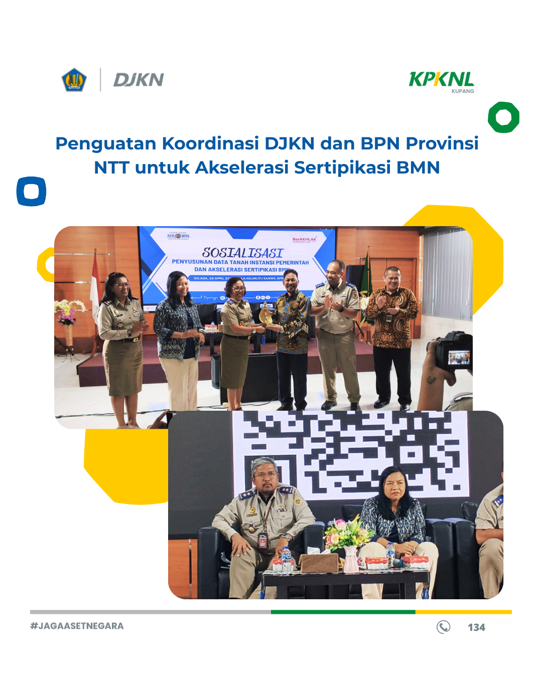Penguatan Koordinasi DJKN dan BPN Provinsi NTT untuk Akselerasi Sertipikasi BMN