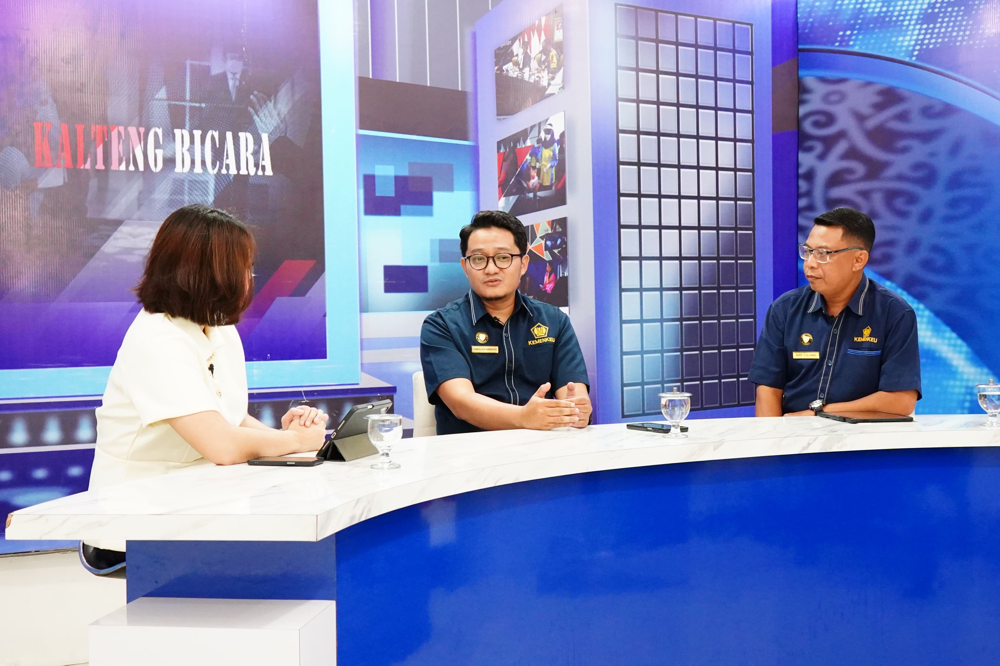 Live dari Studio TVRI Kalteng, KPKNL Palangkaraya Edukasi Masyarakat soal Lelang