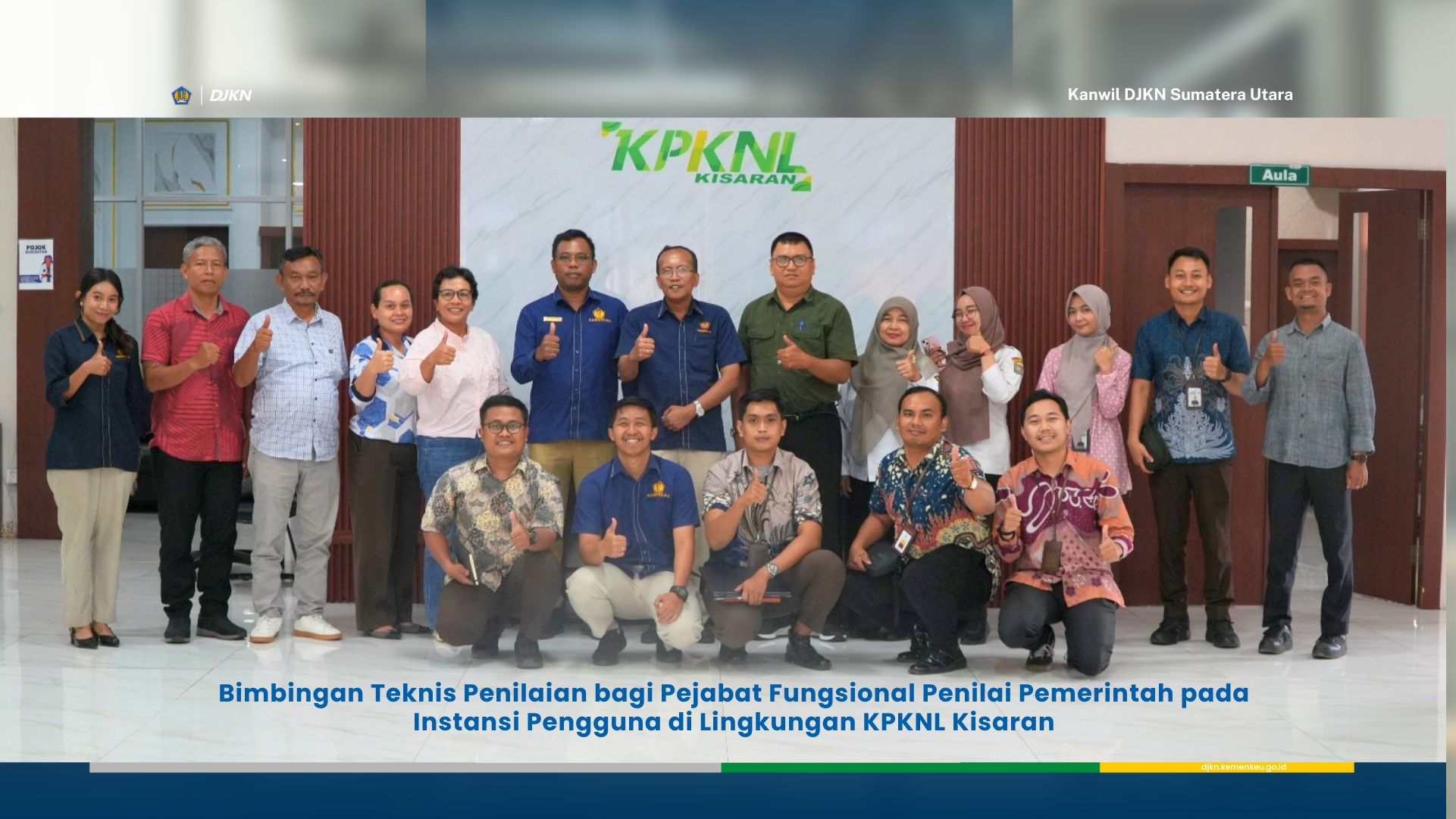 Kanwil DJKN Sumatera Utara Perkuat Kompetensi PFPP melalui Bimbingan Teknis Penilaian yang Interaktif