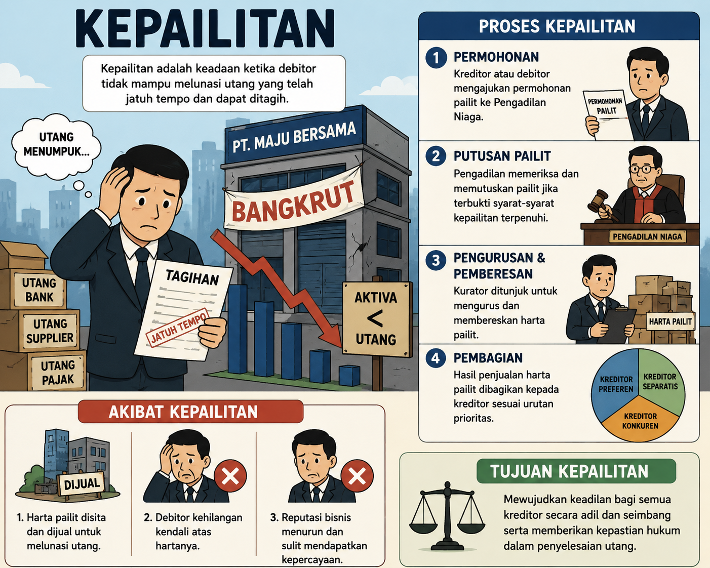 Tantangan Pemberesan Boedel Pailit Milik Pihak Ketiga Melalui Lelang Eksekusi