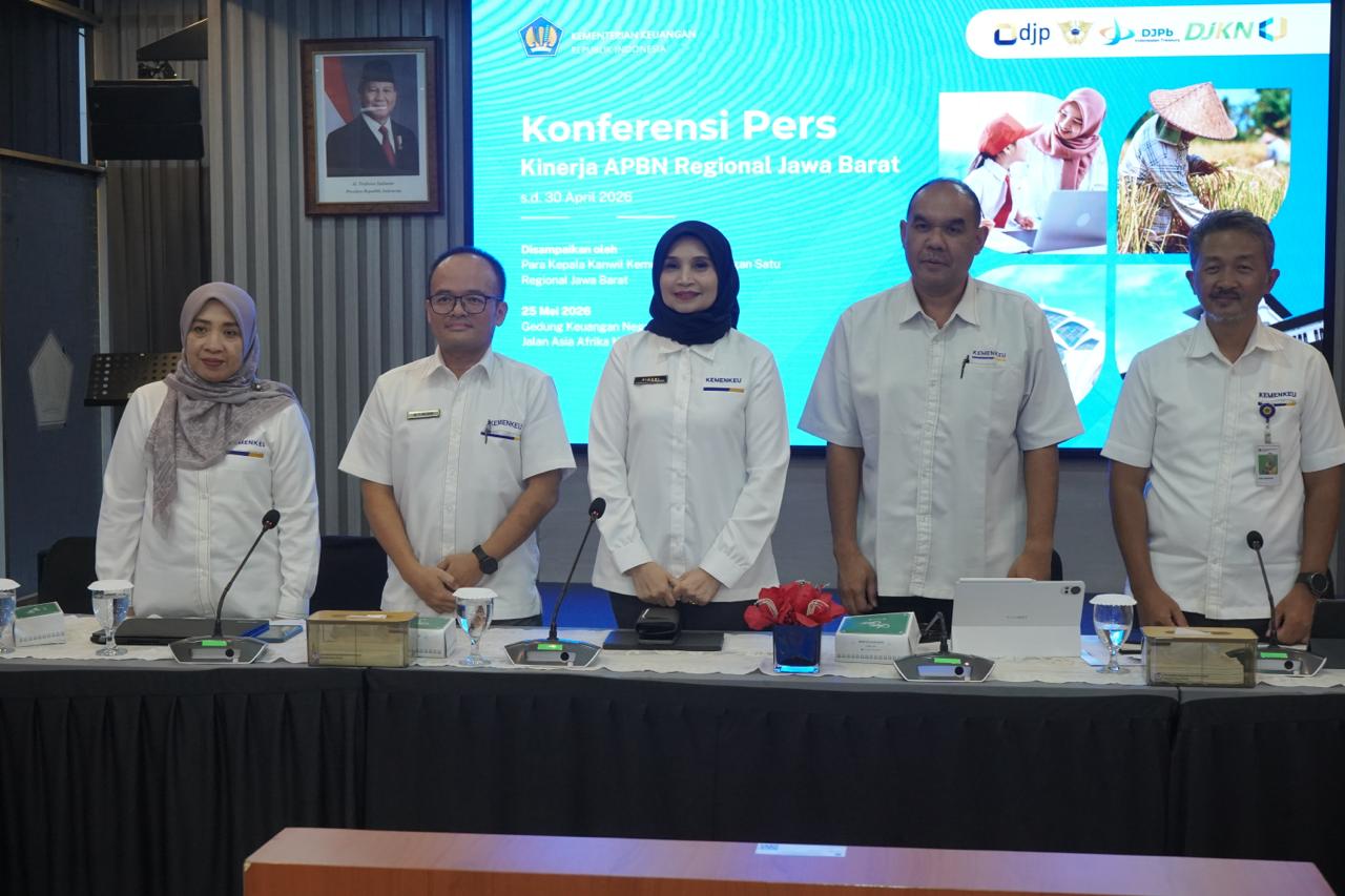 Konferensi Pers: Kinerja APBN Regional Jawa Barat s.d. April 2026