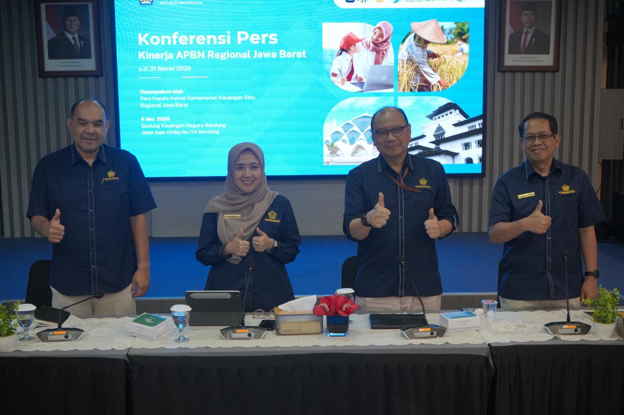 Konferensi Pers: Kinerja APBN Regional Jawa Barat s.d. Maret 2026