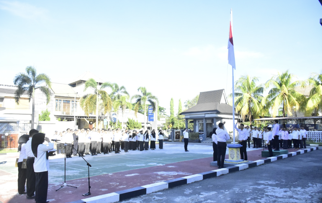 KPKNL Singkawang Bersama Satu Kemenkeu Kota Singkawang Laksanakan Upacara Hari Kebangkitan Nasional