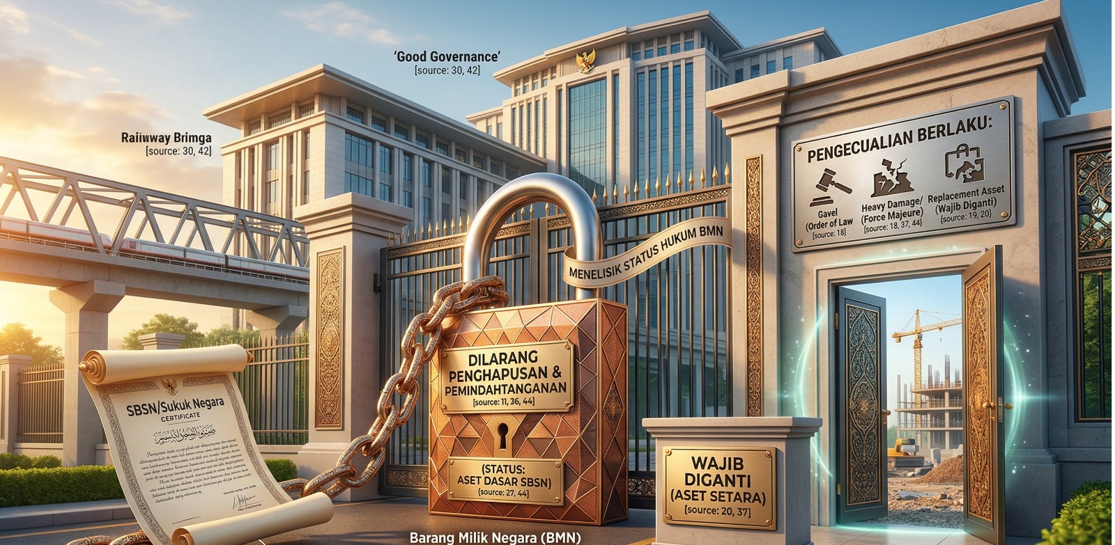 Implikasi Penetapan Underlying Asset SBSN terhadap Pengelolaan BMN