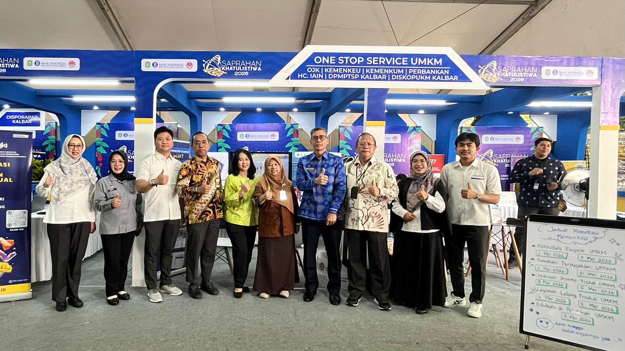 Sinergi Kemenkeu Satu Kalimantan Barat Dorong UMKM Naik Kelas di Saprahan Khatulistiwa 2026