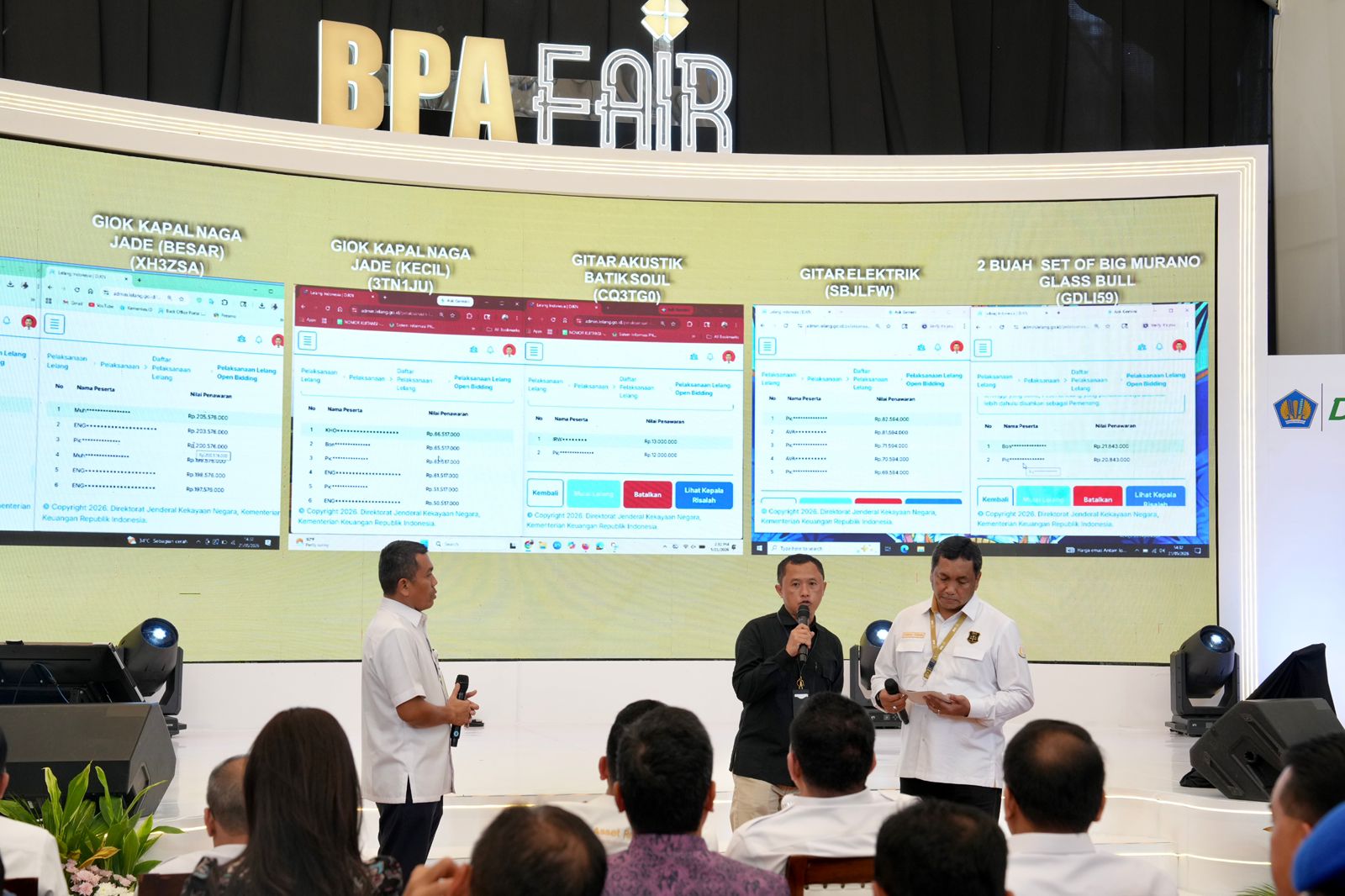 Lelang Barang Rampasan Negara di BPA Fair 2026 Hasilkan Rp997,4 Miliar