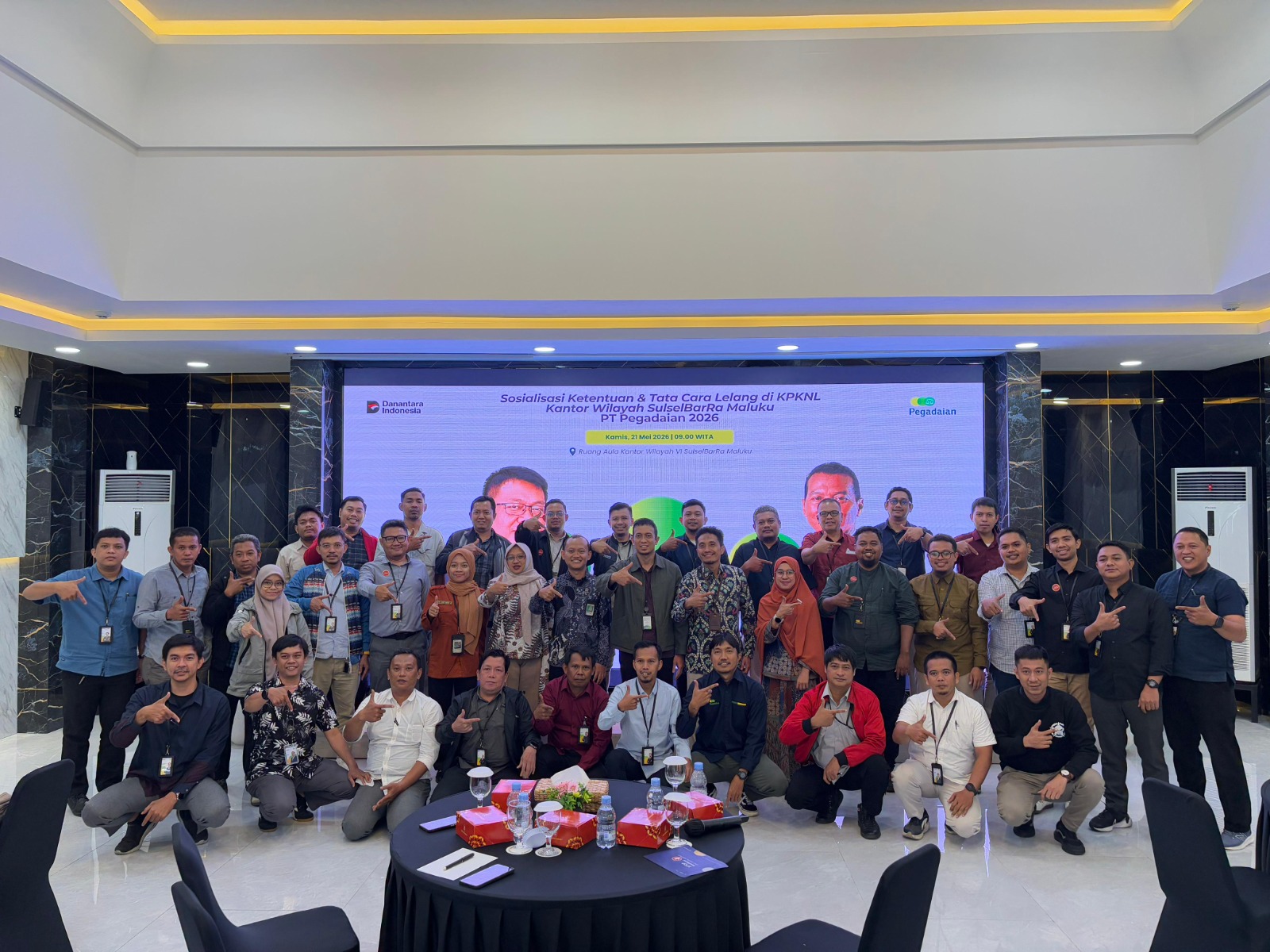 Perkuat Sinergi Pengelolaan Lelang, KPKNL Makassar Gelar Sosialisasi Bersama Pegadaian Kanwil SulselBarRa Maluku