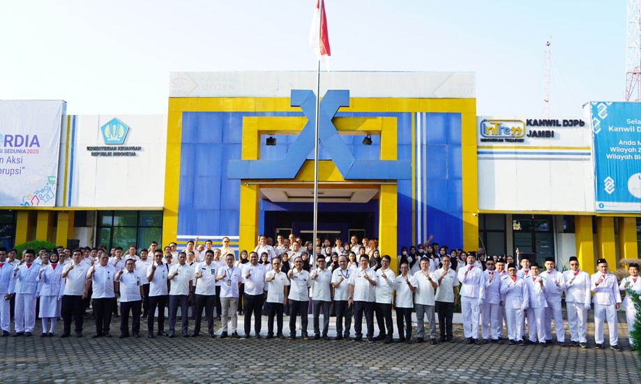 &ldquo;Jaga Tunas Bangsa, KPKNL Jambi Ikuti Upacara Harkitnas ke-118&rdquo;