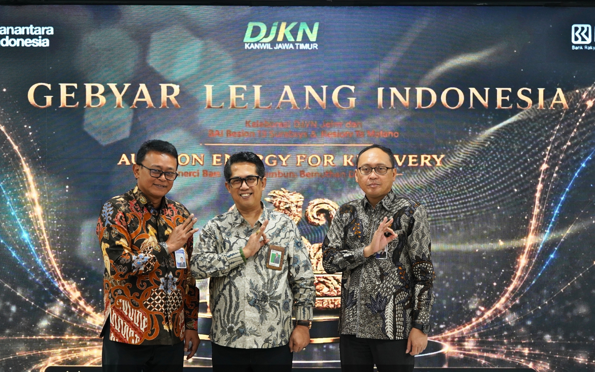 Kolaborasi Kanwil Jawa Timur bersama BRI Region 12 Kantor Wilayah Surabaya, Gebyar Lelang Indonesia