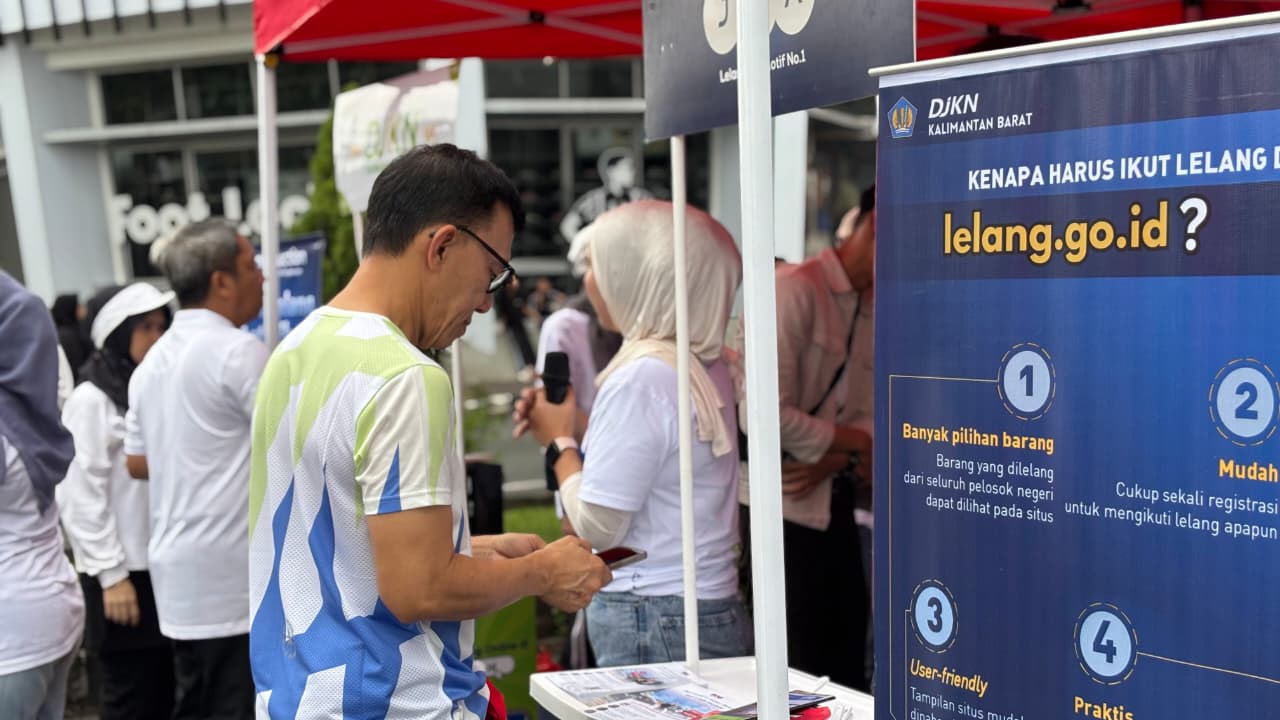 Mengenal Lelang dari Dekat: Edukasi di CFD Tarik Minat Masyarakat Pontianak