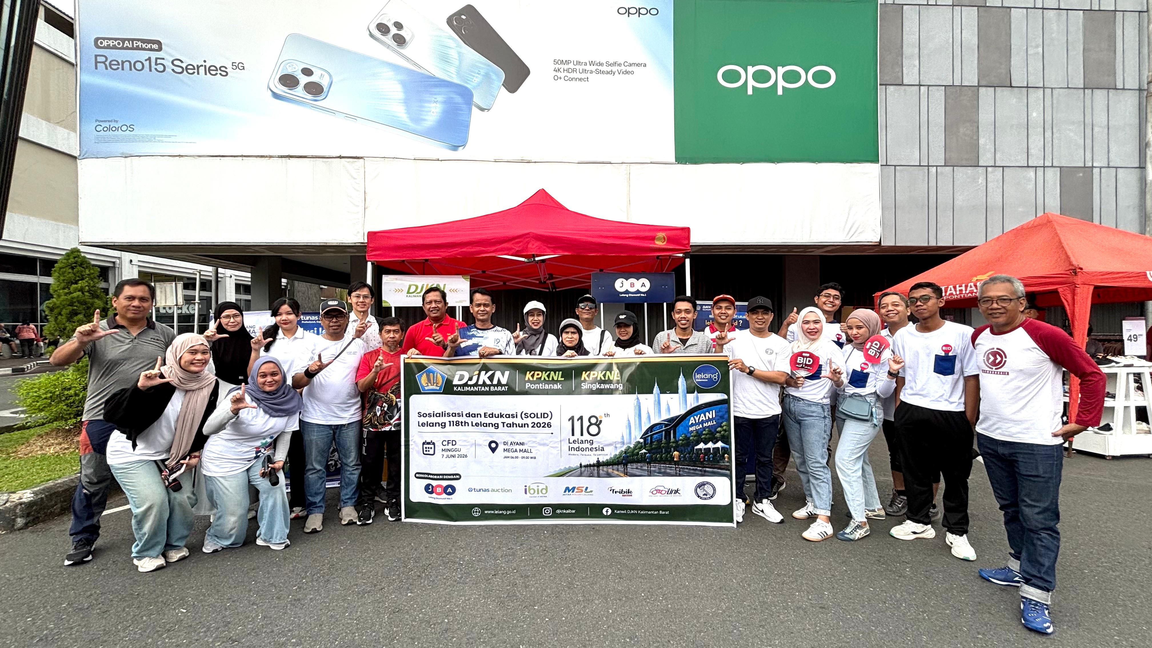 Antusiasme Masyarakat Warnai SOLID Lelang 118 Tahun Lelang di CFD Pontianak