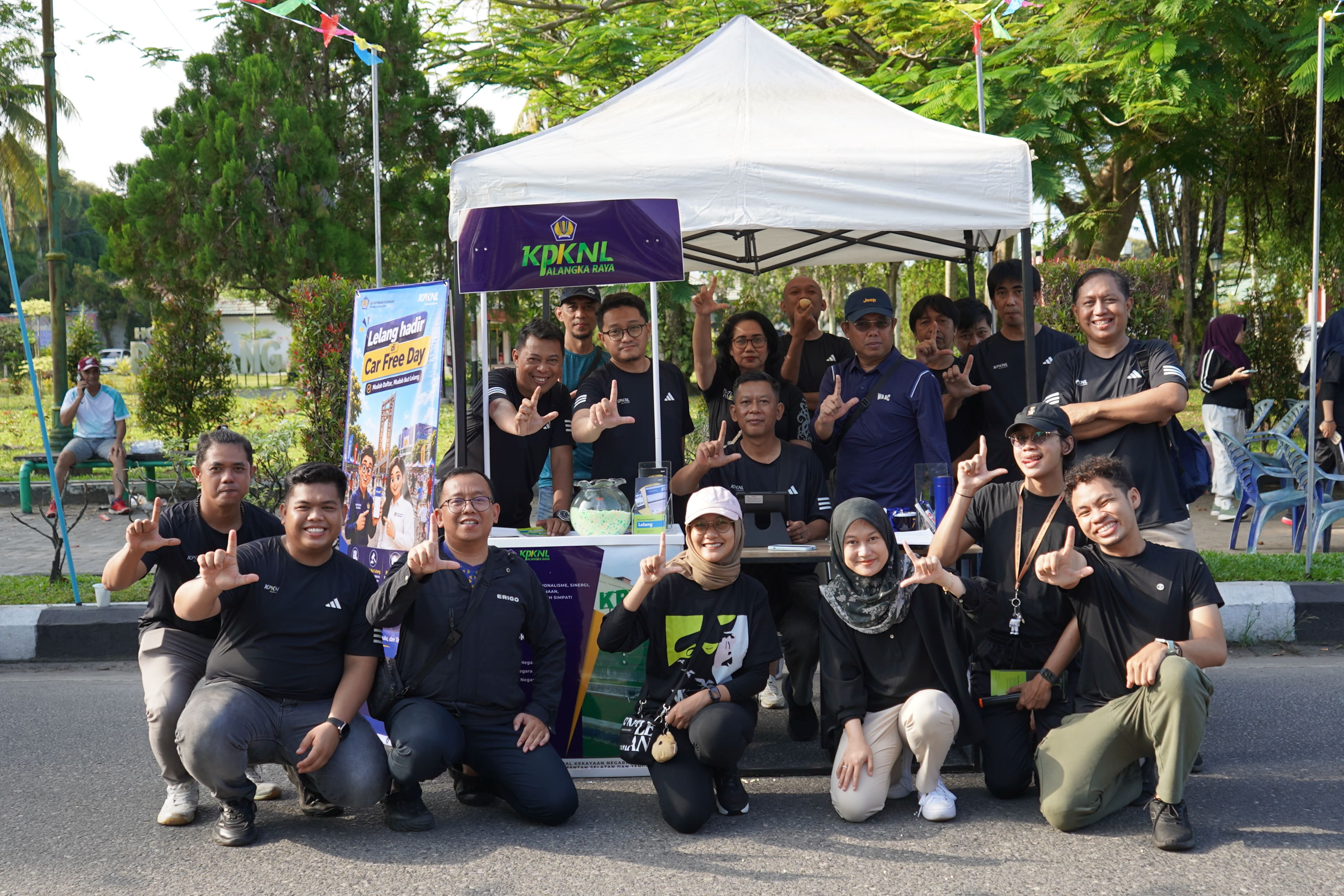 Lelang Turun ke Jalan! Booth KPKNL Palangkaraya Ramai Dikunjungi Warga di CFD