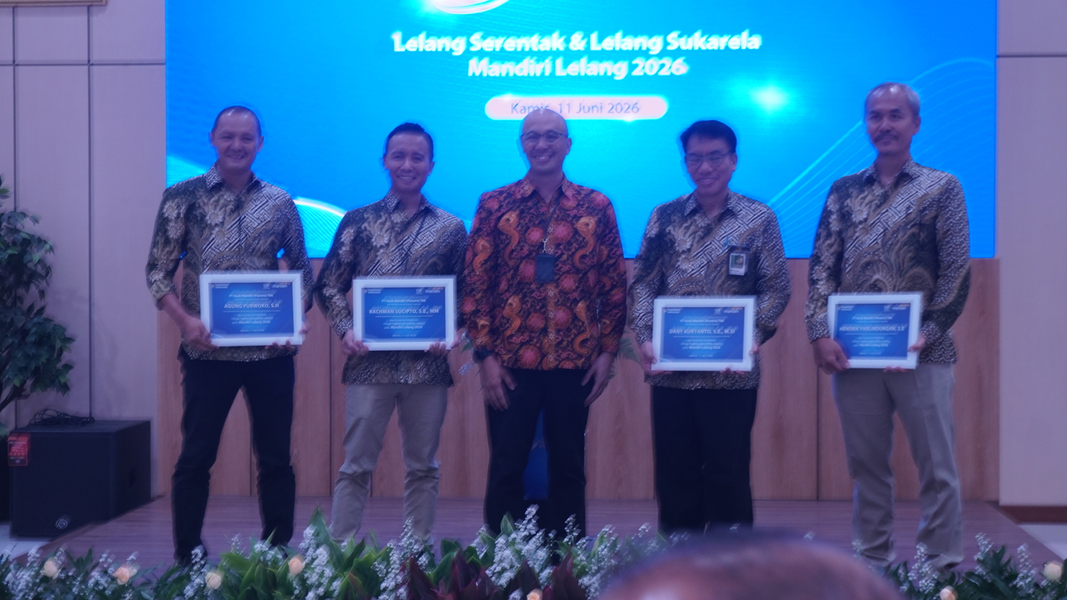 Apresiasi Sinergi, Mandiri Lelang Festival 2026 Jadi Panggung Penghargaan Insan Lelang Terbaik