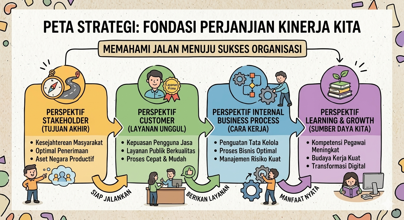 Peta Strategi: Fondasi Penyusunan Perjanjian Kinerja di Kementerian Keuangan