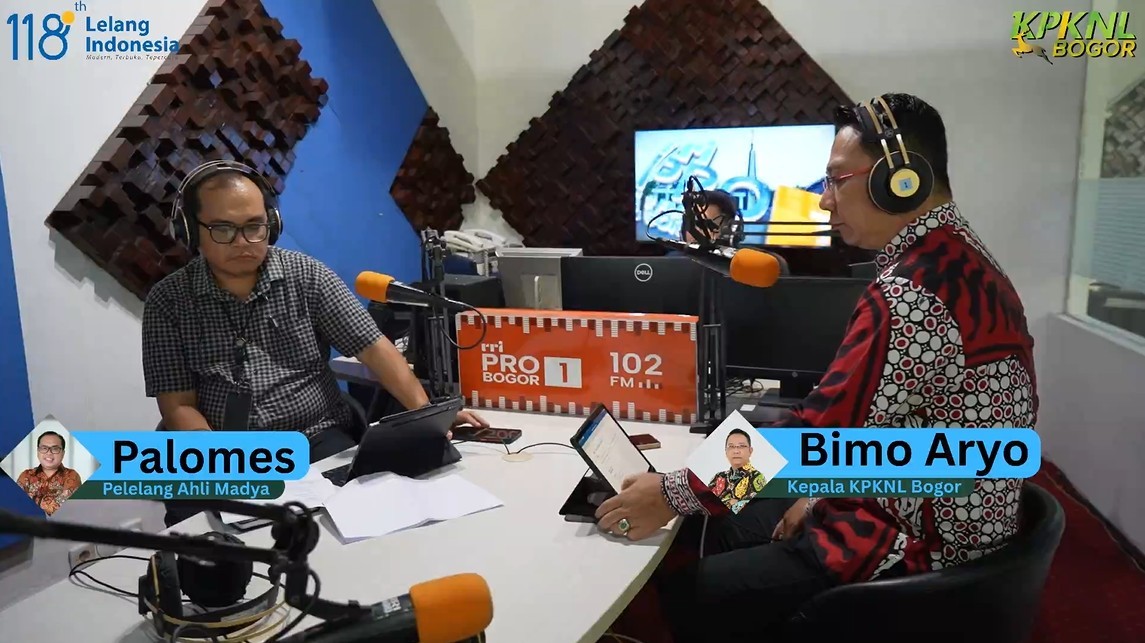 Dekatkan Layanan Publik, KPKNL Bogor dan RRI Hadirkan Bincang Santai "Lelang Dekat, Ekonomi Bergerak"