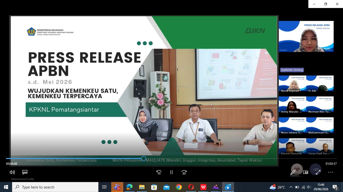 Perkuat Sinergi Pengelolaan APBN, KPKNL Pematangsiantar Dorong Masyarakat Gunakan Aplikasi Lelang