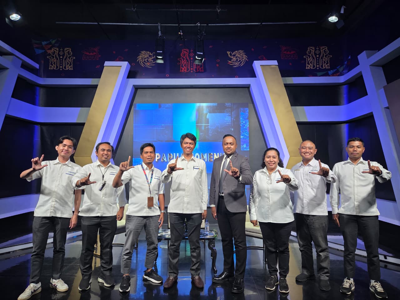 SOLID SPARK: DJKN Papabaruku bersama TVRI Papua Kenalkan Lelang Lewat Program NOKEN ALE