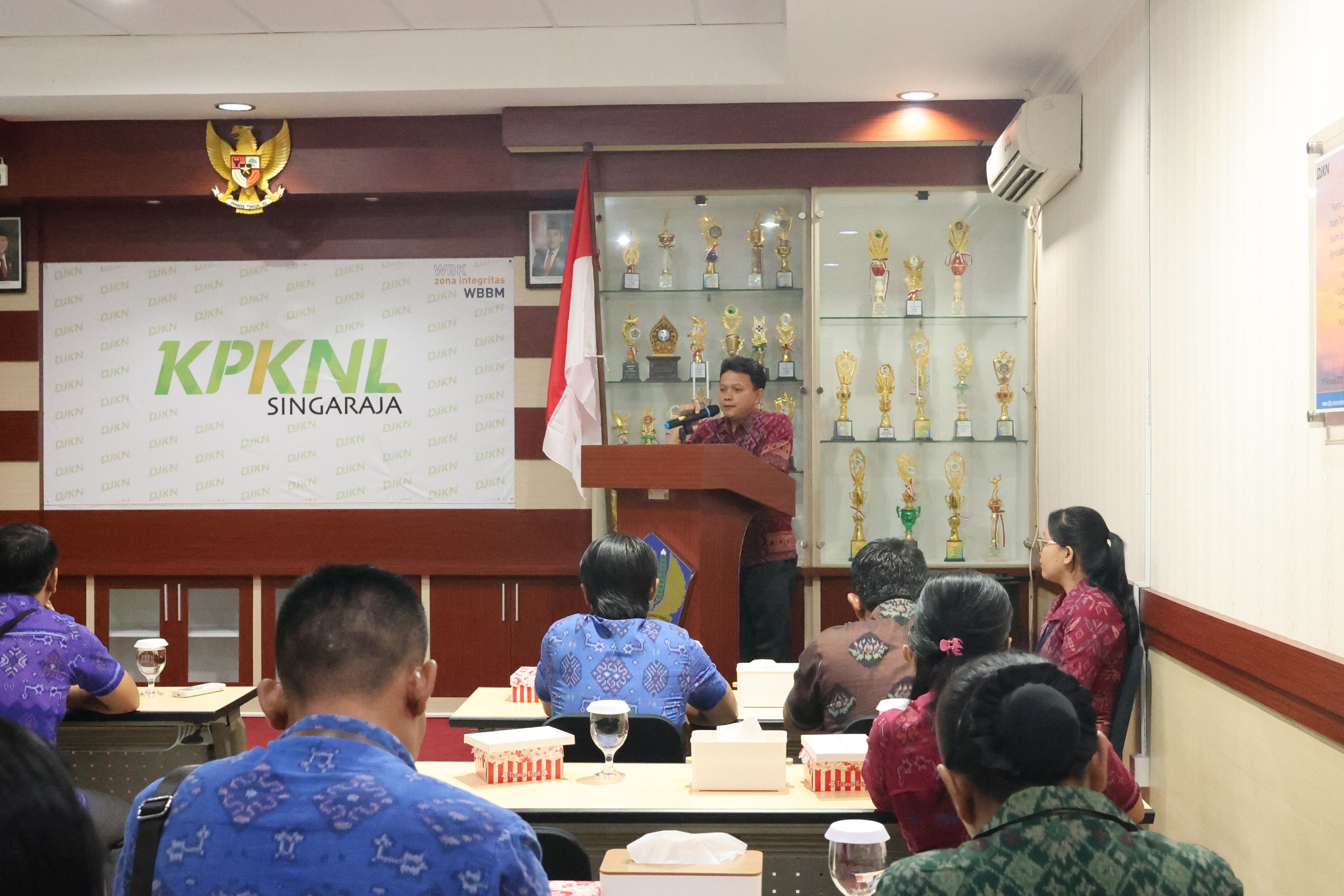 KPKNL Singaraja Gelar Sosialisasi Lelang Eksekusi Hak Tanggungan dan Penguatan Integritas