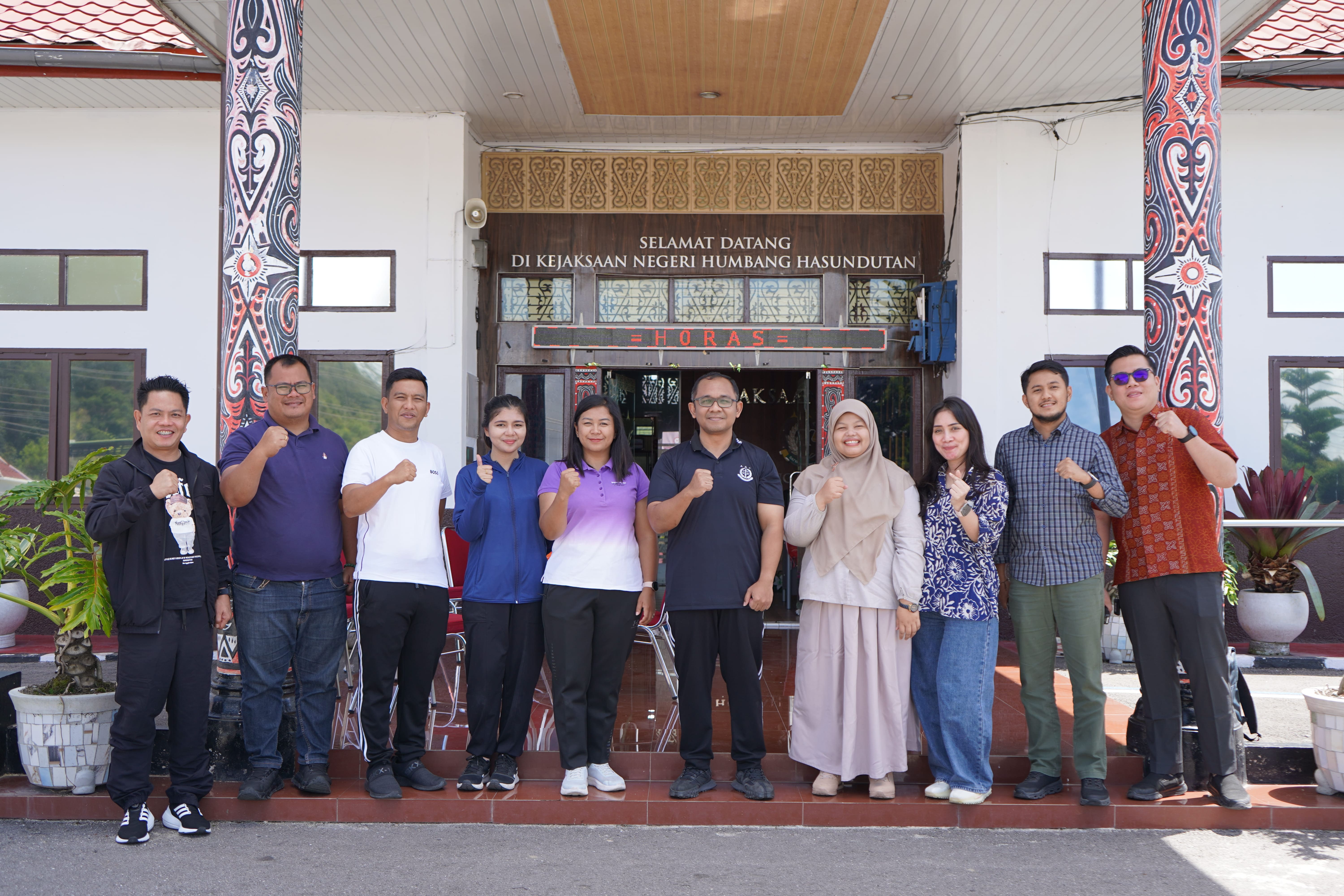 KPKNL Padangsidimpuan Tinjau dan Nilai Gedung Kejari Humbahas untuk Penghapusan BMN