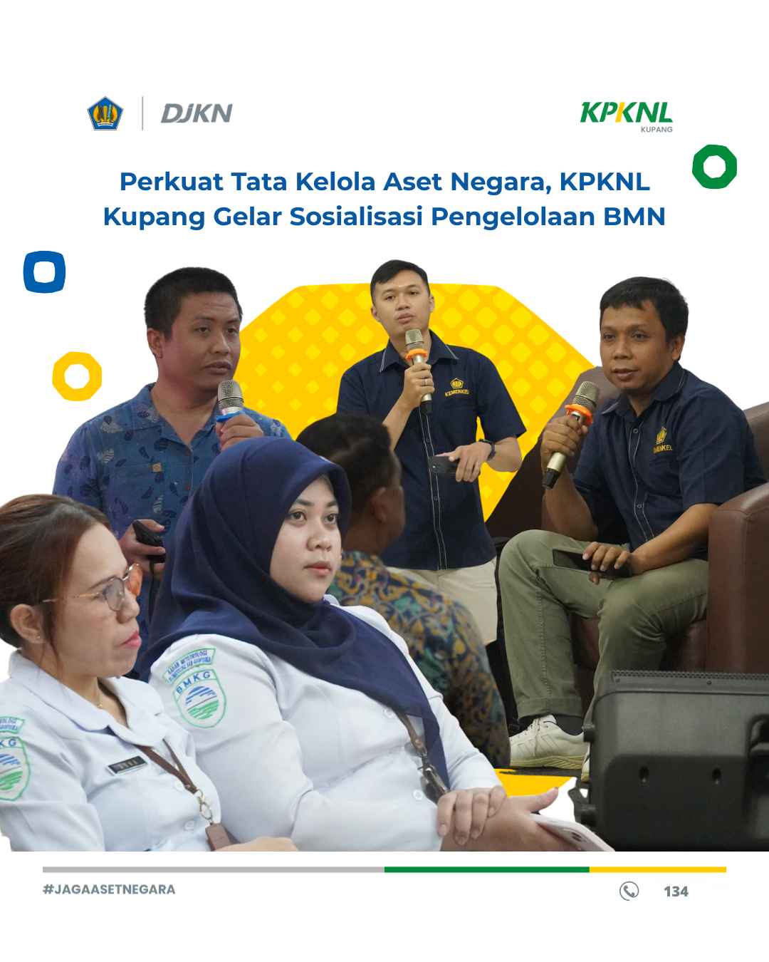 Perkuat Tata Kelola Aset Negara, KPKNL Kupang Gelar Sosialisasi Pengelolaan BMN