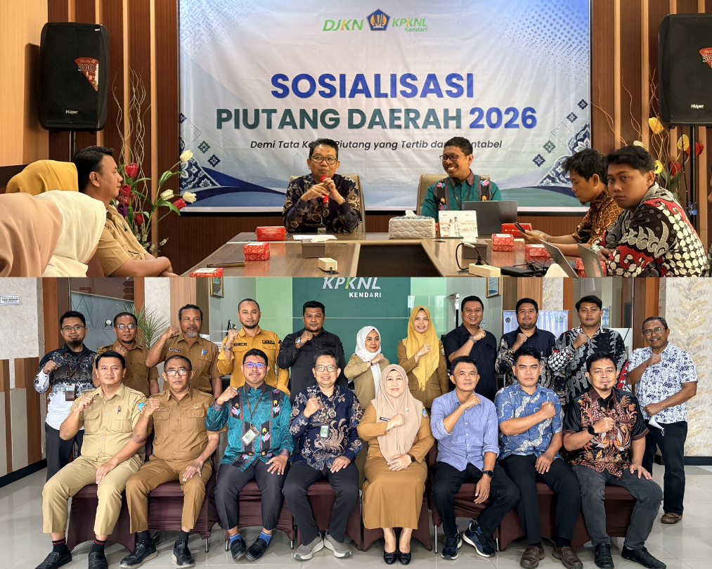 Perkuat Pengelolaan Piutang Daerah, KPKNL Kendari Gelar Sosialisasi untuk Tata Kelola Piutang yang Tertib dan Akuntabel